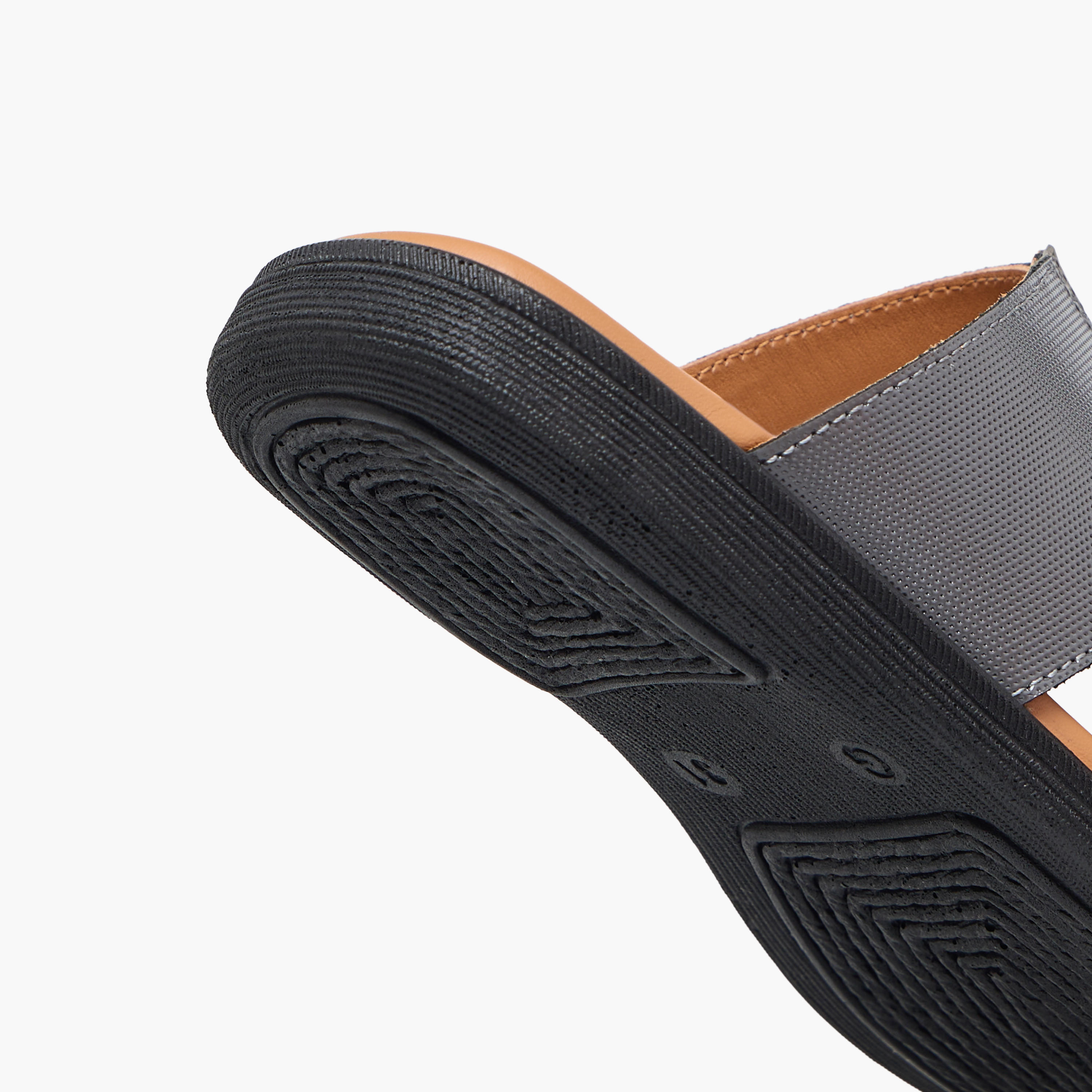 Al Waha Boys Slip-On Leather Arabic Sandals-boys-shoes-sandals-image-9