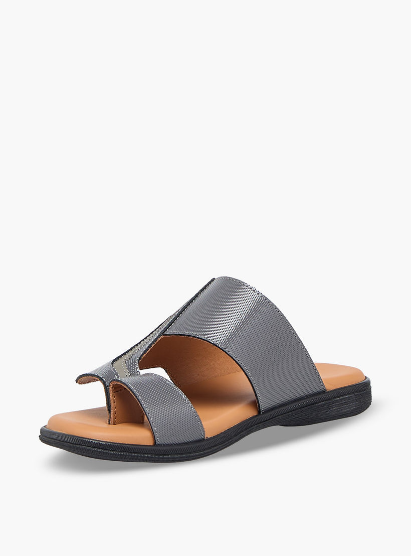 Al Waha Boys Slip-On Leather Arabic Sandals-boys-shoes-sandals-image-4