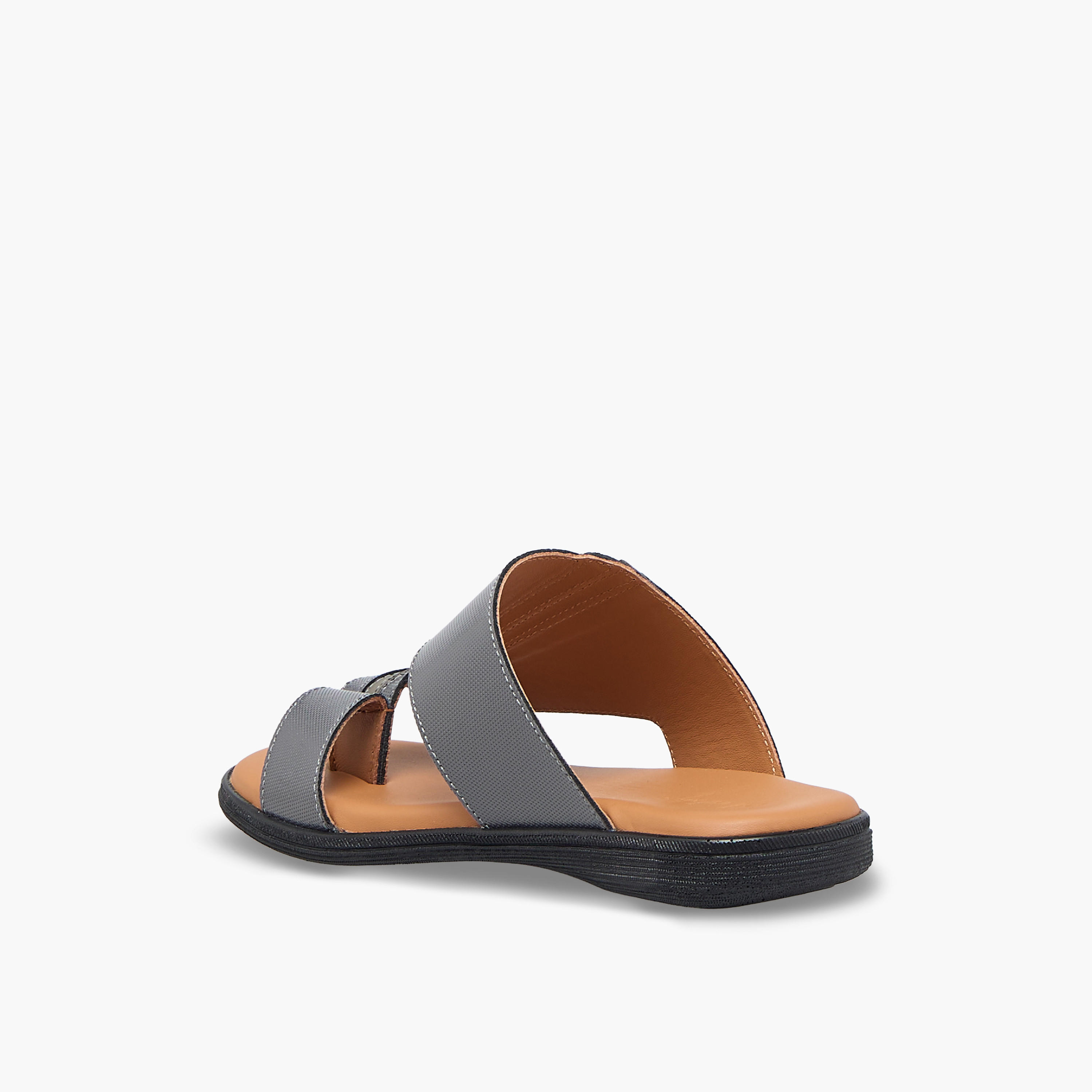 Al Waha Boys Slip-On Leather Arabic Sandals-boys-shoes-sandals-image-5
