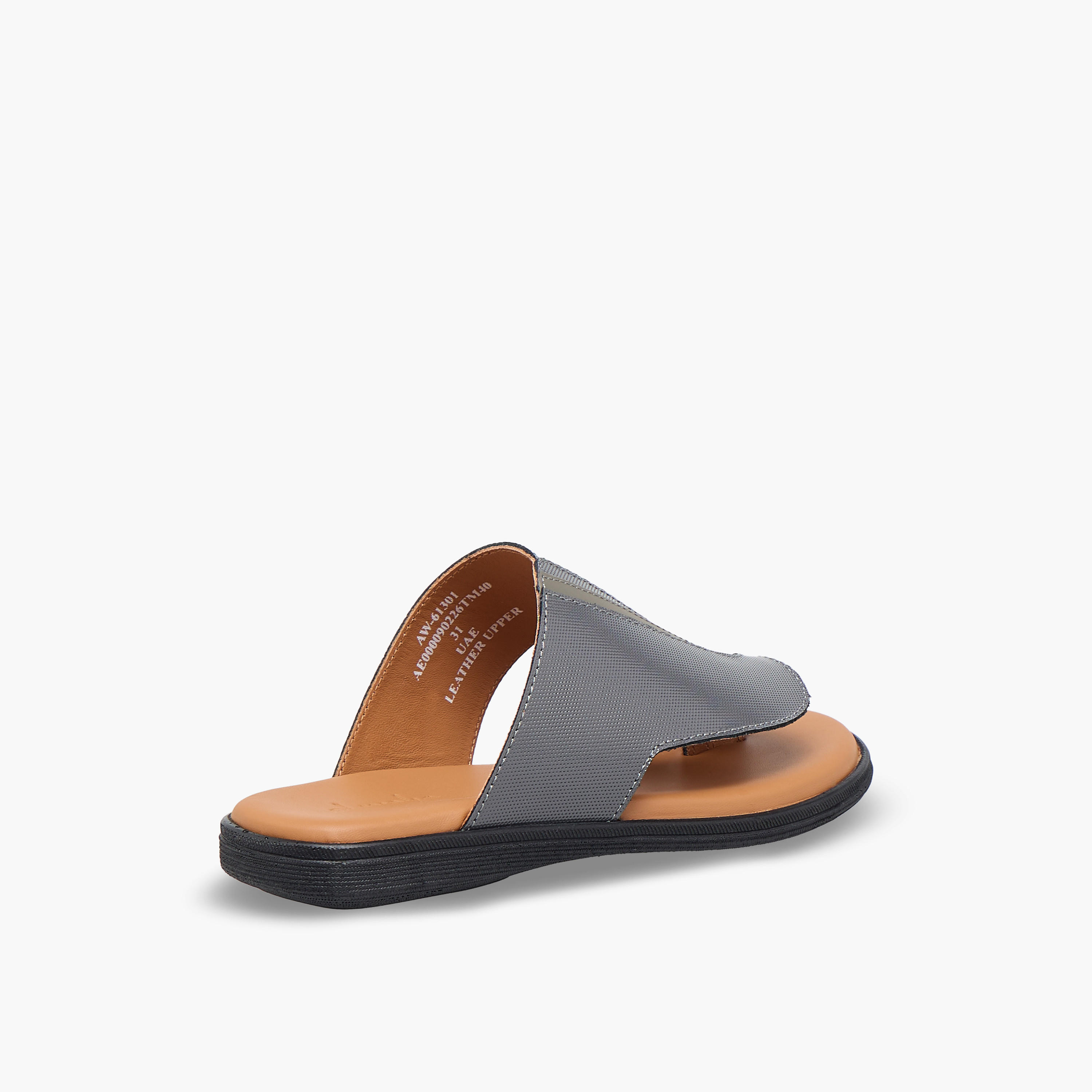 Al Waha Boys Slip-On Leather Arabic Sandals-boys-shoes-sandals-image-6