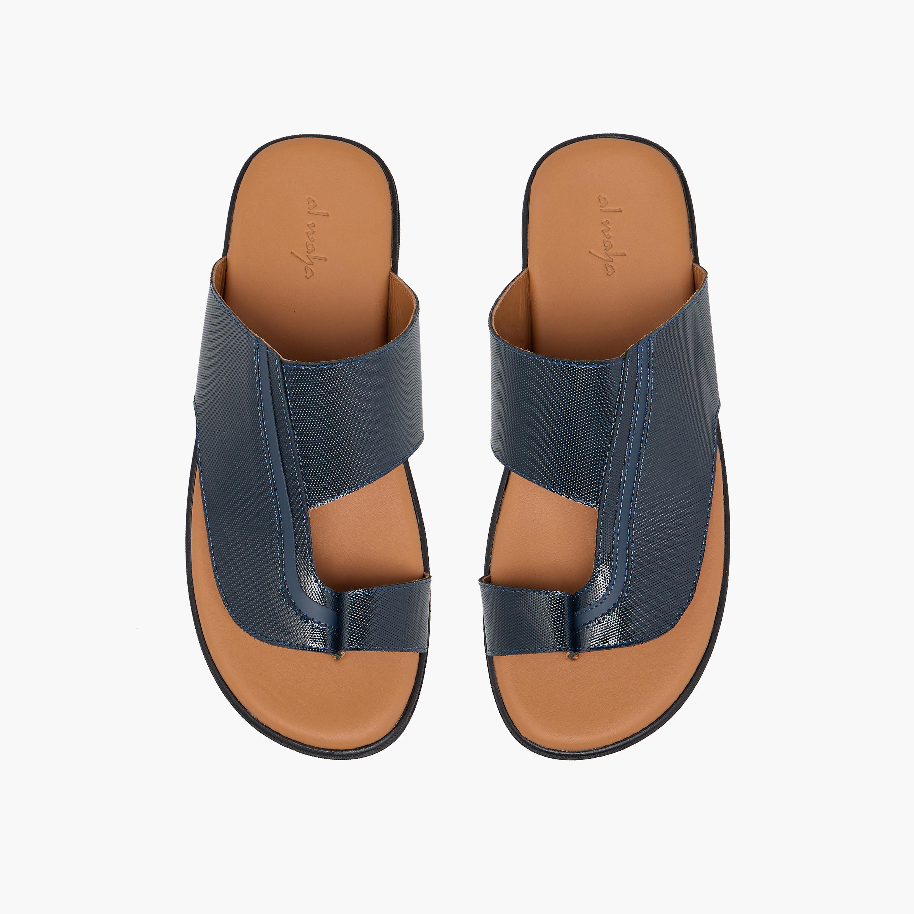 Al Waha Boys Slip-On Leather Arabic Sandals-boys-shoes-sandals-image-1