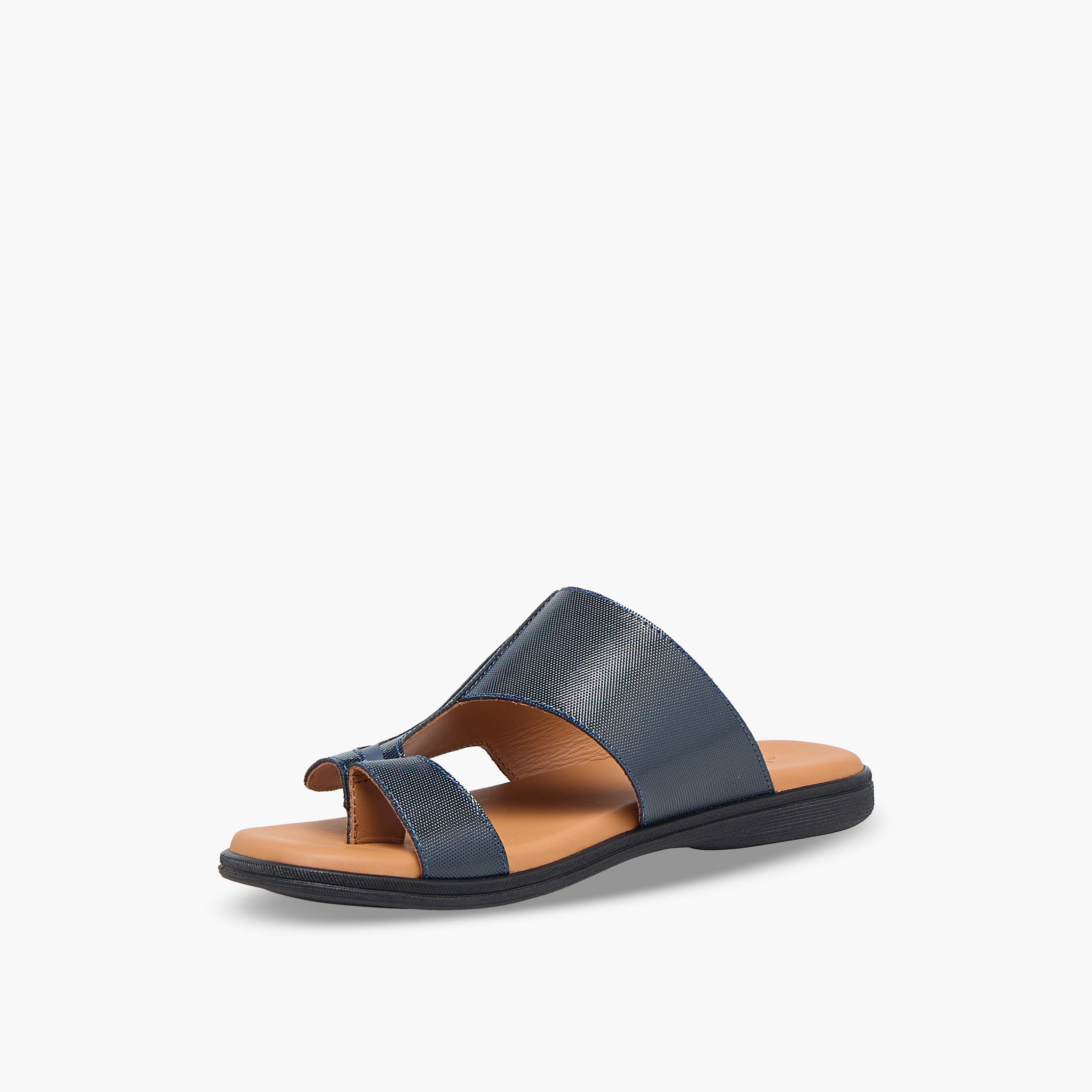 Al Waha Boys Slip-On Leather Arabic Sandals-boys-shoes-sandals-image-4
