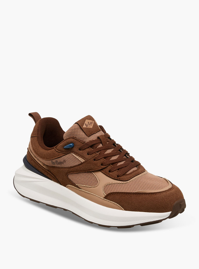 حذاء سنيكرز قوالب ملونة برباط للرجال من لي كوبر-men-shoes-sneakers-image-2
