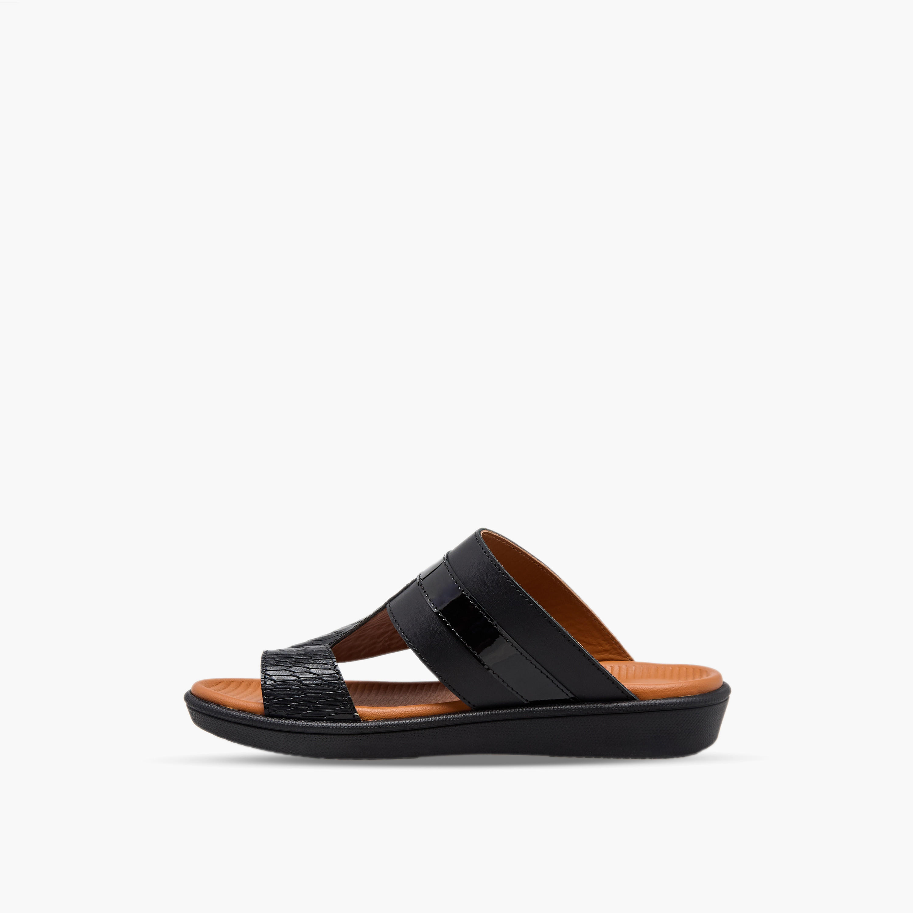 Al Waha Boys Slip-On Leather Arabic Sandals-boys-shoes-sandals-image-5