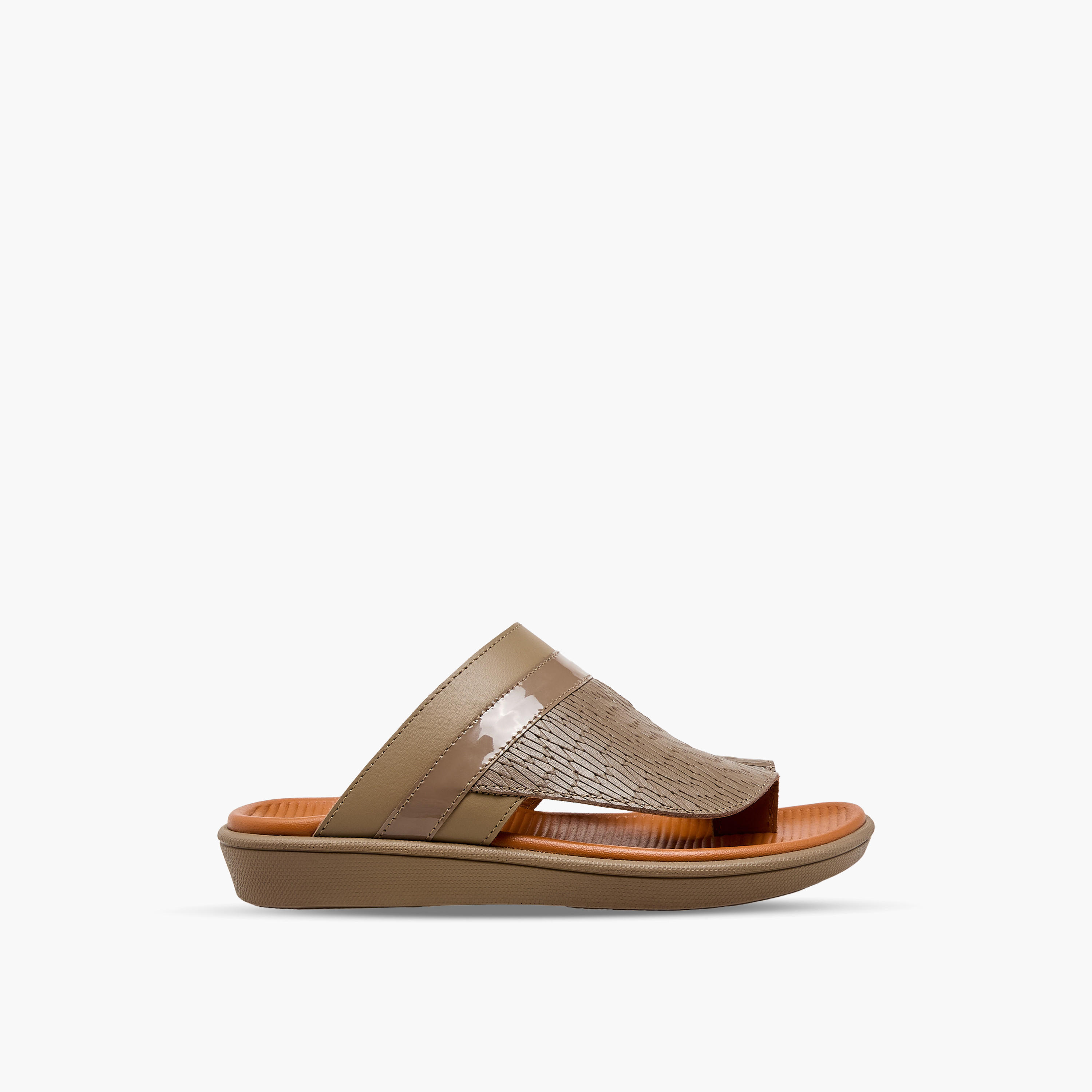 Al Waha Boys Slip-On Leather Arabic Sandals-boys-shoes-sandals-image-3