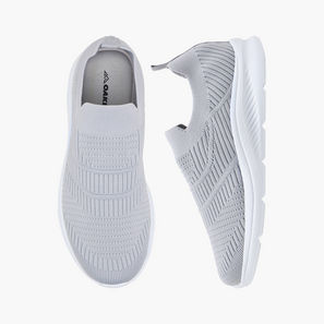 Oaklan by Shoexpress Textured Slip-On Sneakers-women-image-1