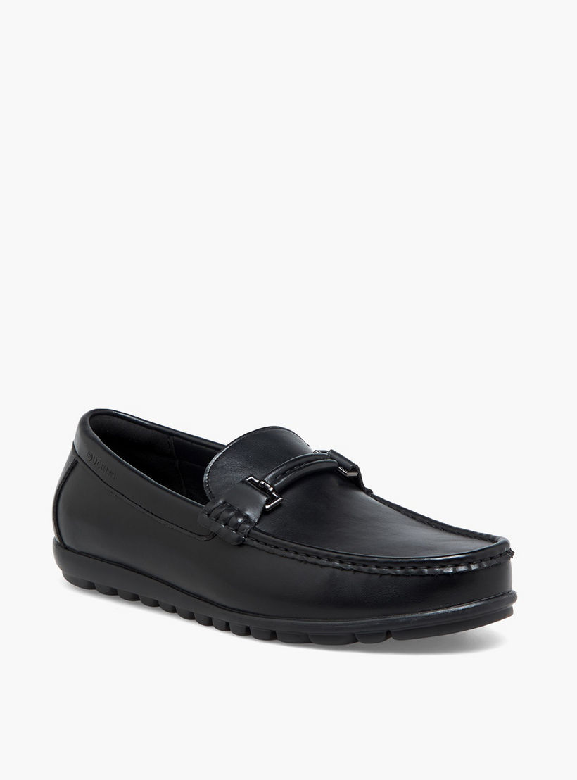Duchini Men Metallic Accent Loafer-men-shoes-formalshoes-image-2