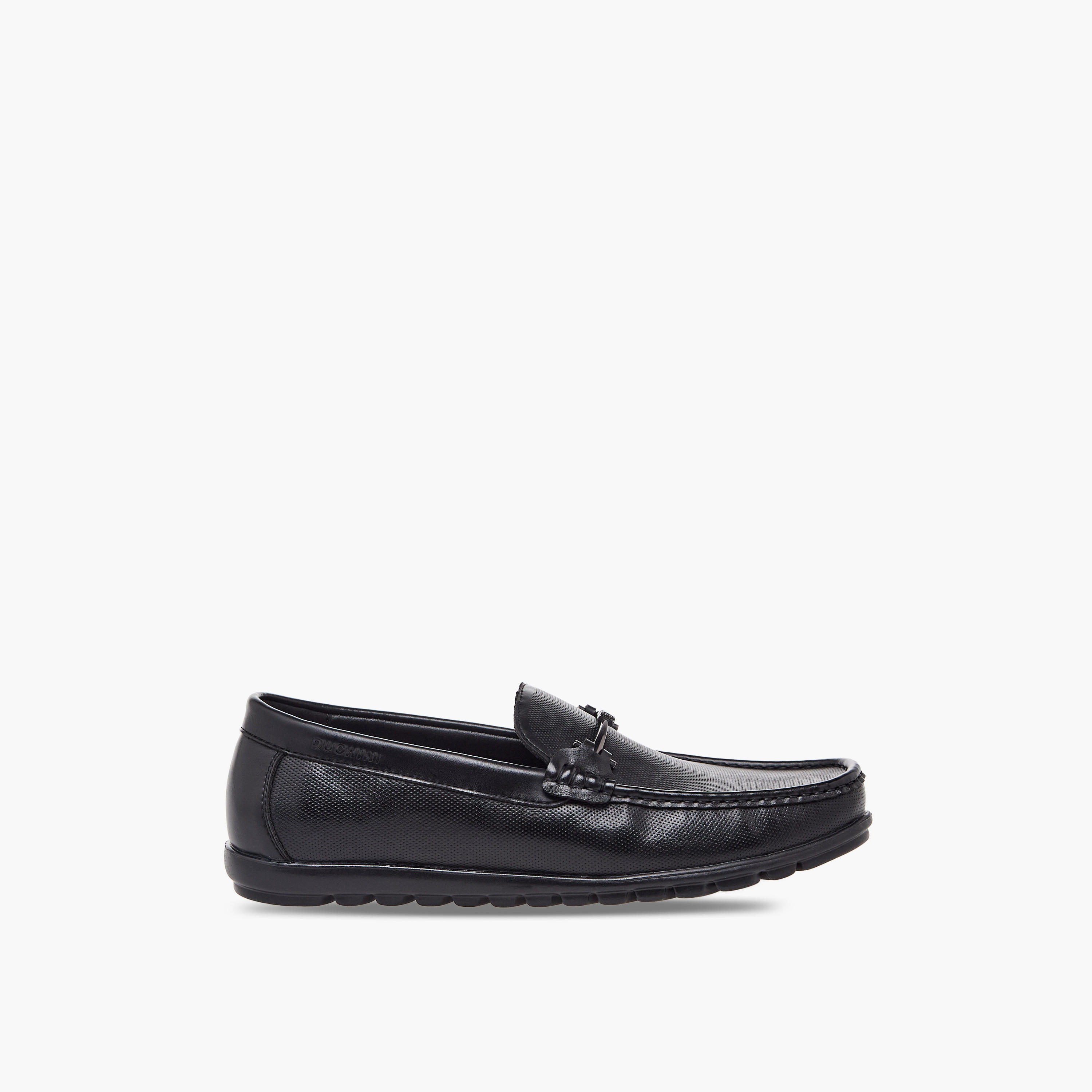 Duchini Men Textured Slip-On Loafers-men-shoes-formalshoes-image-3
