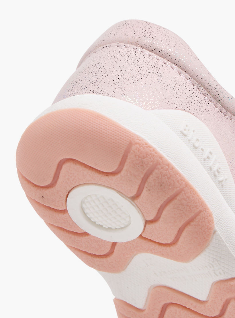 Barefeet Bow Accent Mary Jane Shoes with Hook and Loop Closure-girls-shoes-maryjanes-image-5