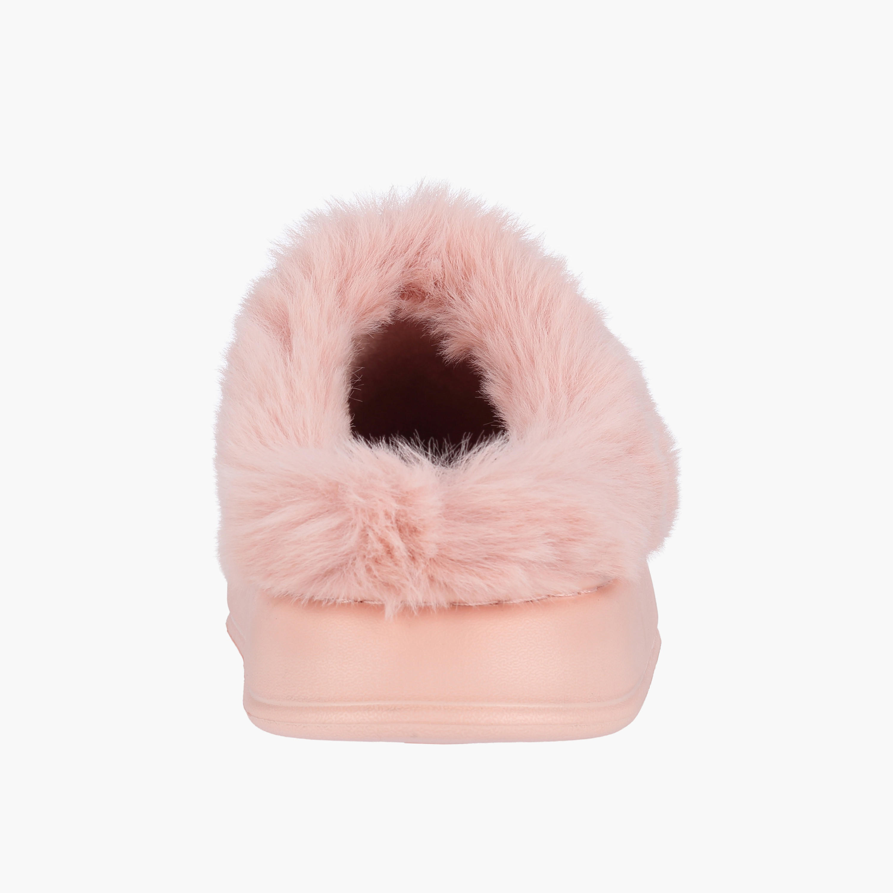 Le Confort Faux Fur Bedroom Slippers-women-shoes-bedroomslippers-image-4