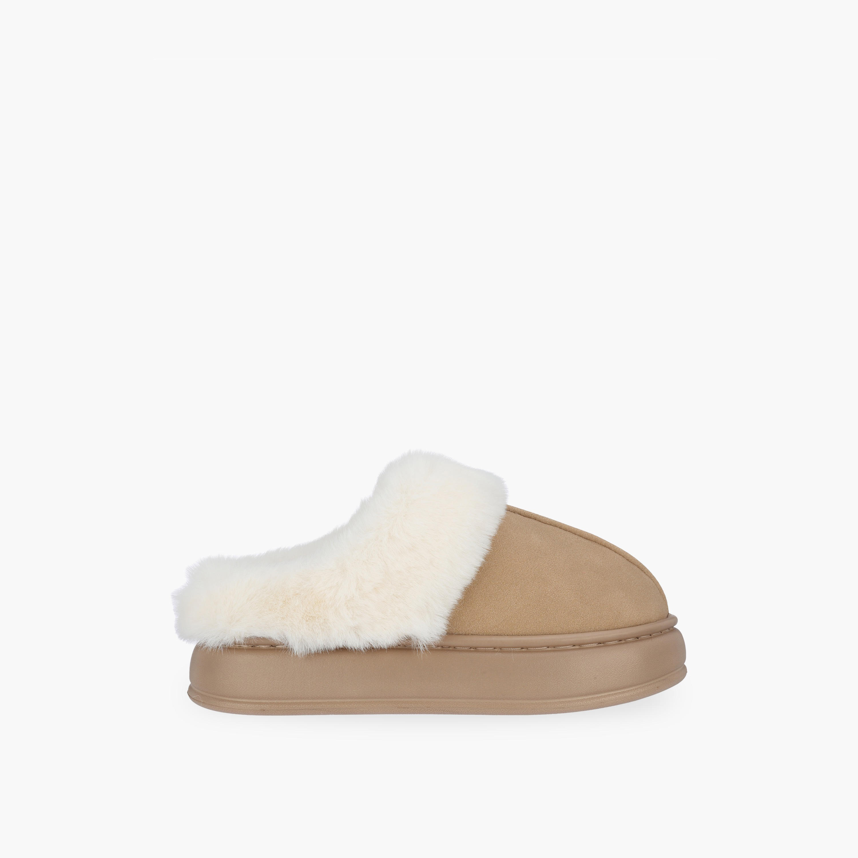 Le Confort Faux Fur Bedroom Slippers-women-shoes-bedroomslippers-image-2