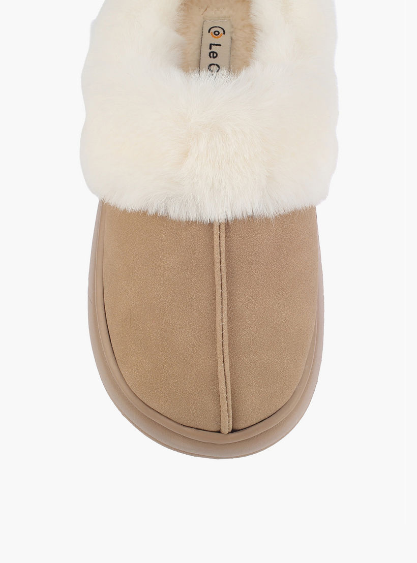 Le Confort Faux Fur Bedroom Slippers-women-shoes-bedroomslippers-image-3