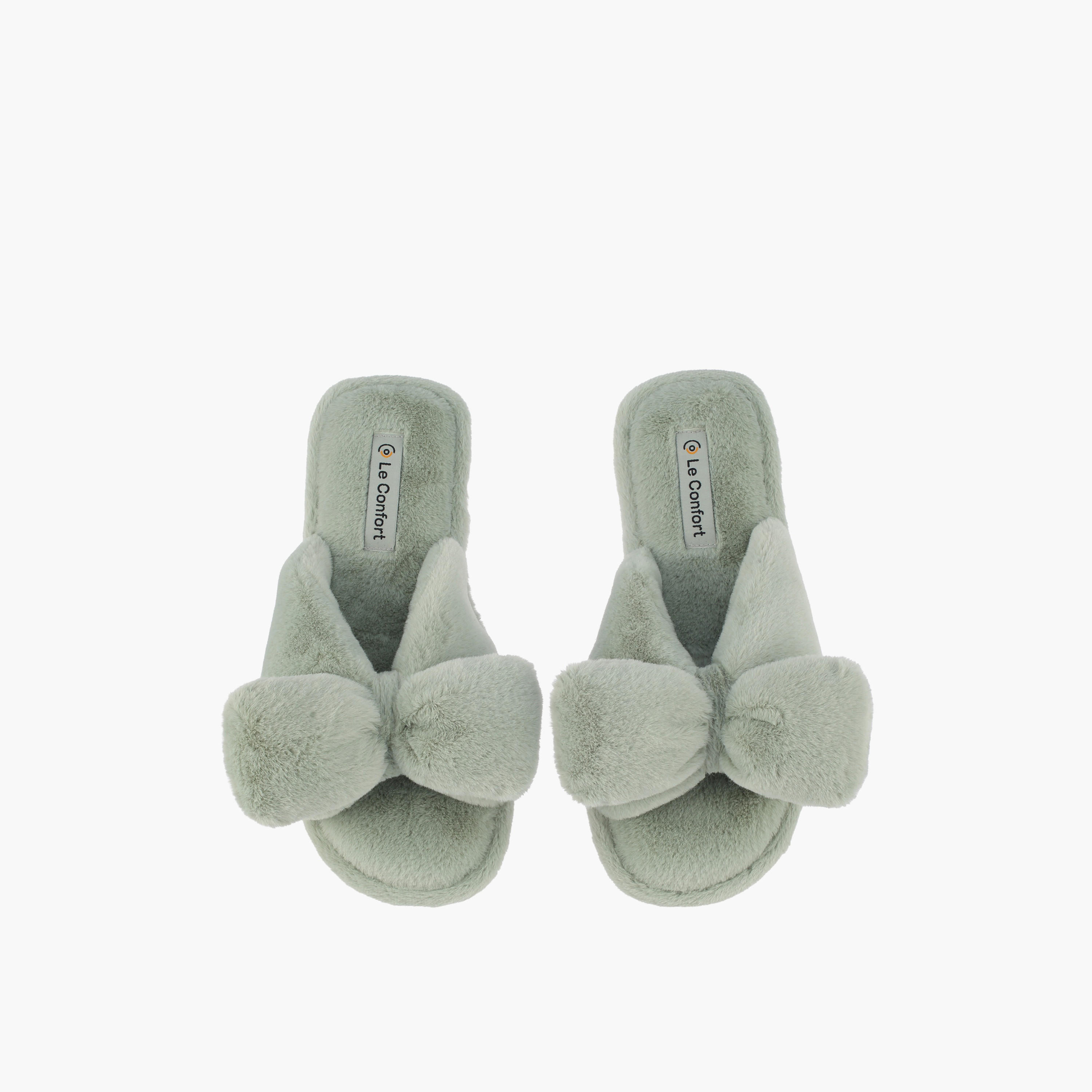 Le Confort Women Bow Accent Bedroom Slippers-women-shoes-bedroomslippers-image-1