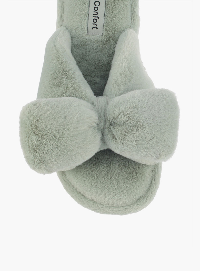 Le Confort Women Bow Accent Bedroom Slippers-women-shoes-bedroomslippers-image-3