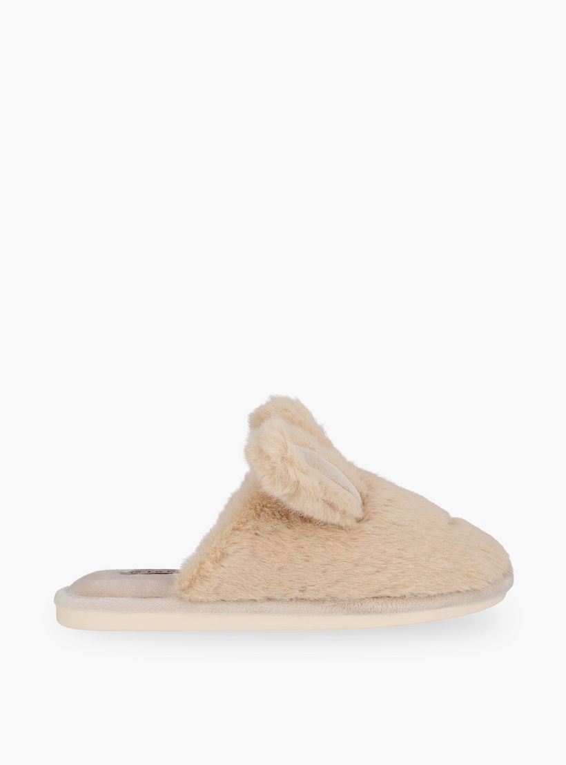 Le Confort Women Bunny Plush Bedroom Slippers-women-shoes-bedroomslippers-image-2