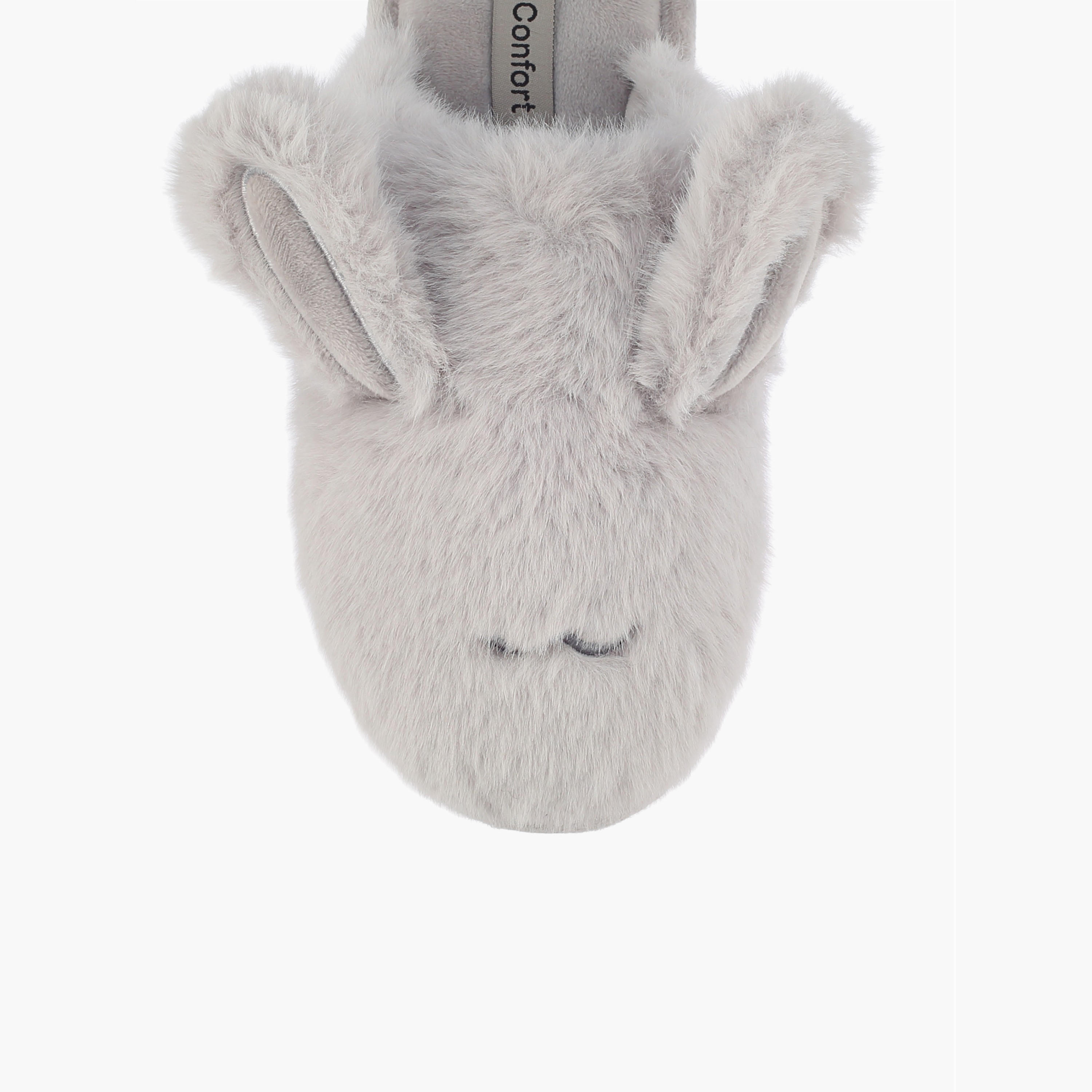 Le Confort Women Bunny Plush Bedroom Slippers-women-shoes-bedroomslippers-image-3