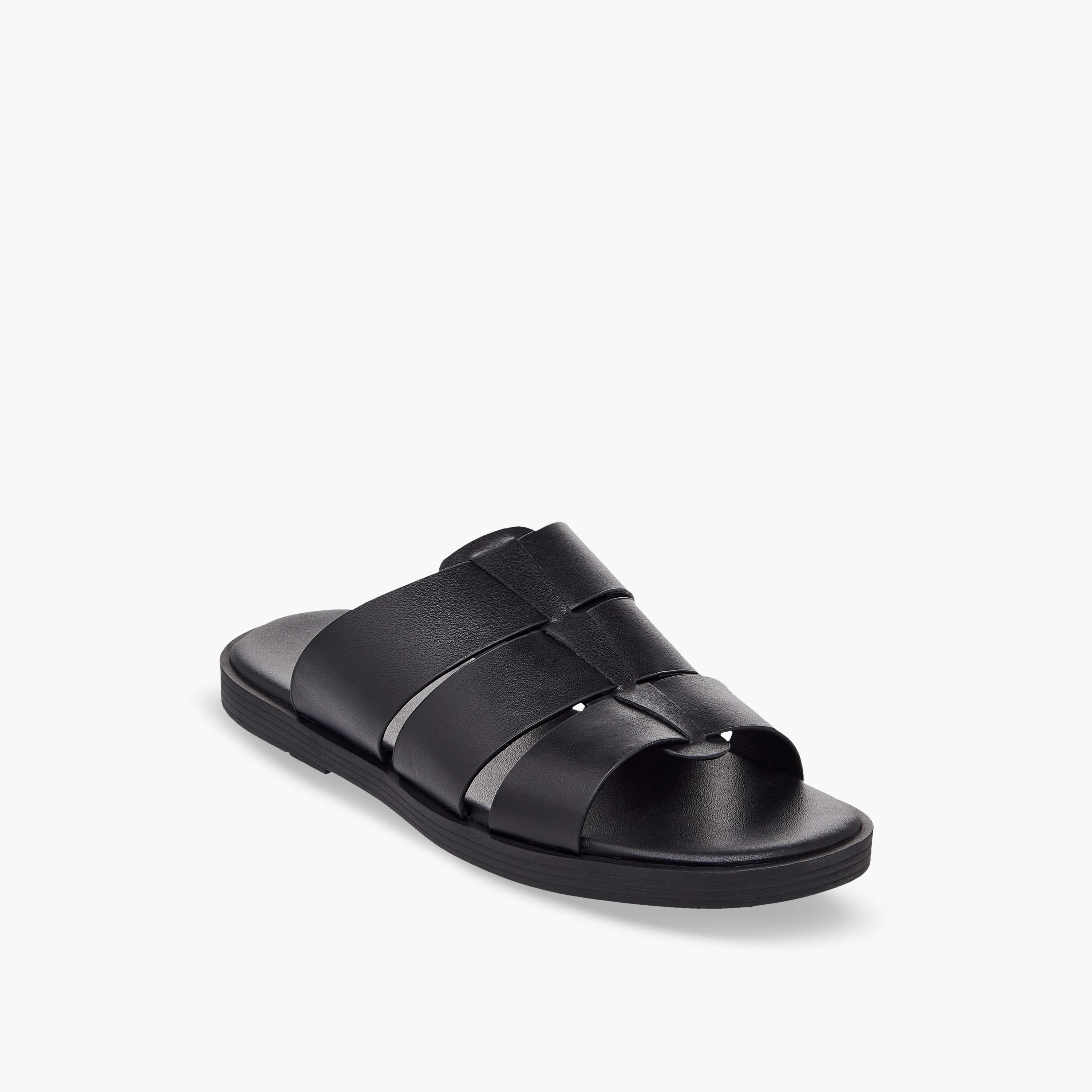 صندل مريح جلد سهل الارتداء للرجال من دوتشيني-men-shoes-sandals-image-2