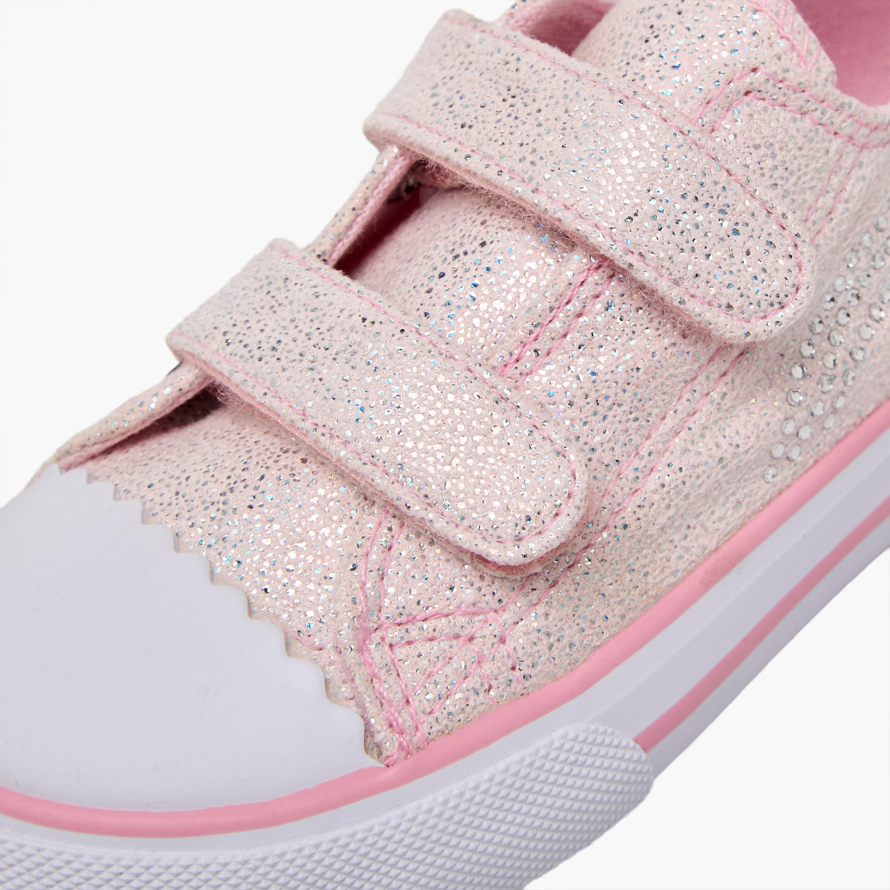 Flora Bella Girls Hook & Loop Ankle Sneakers-girls-shoes-sneakers-image-7