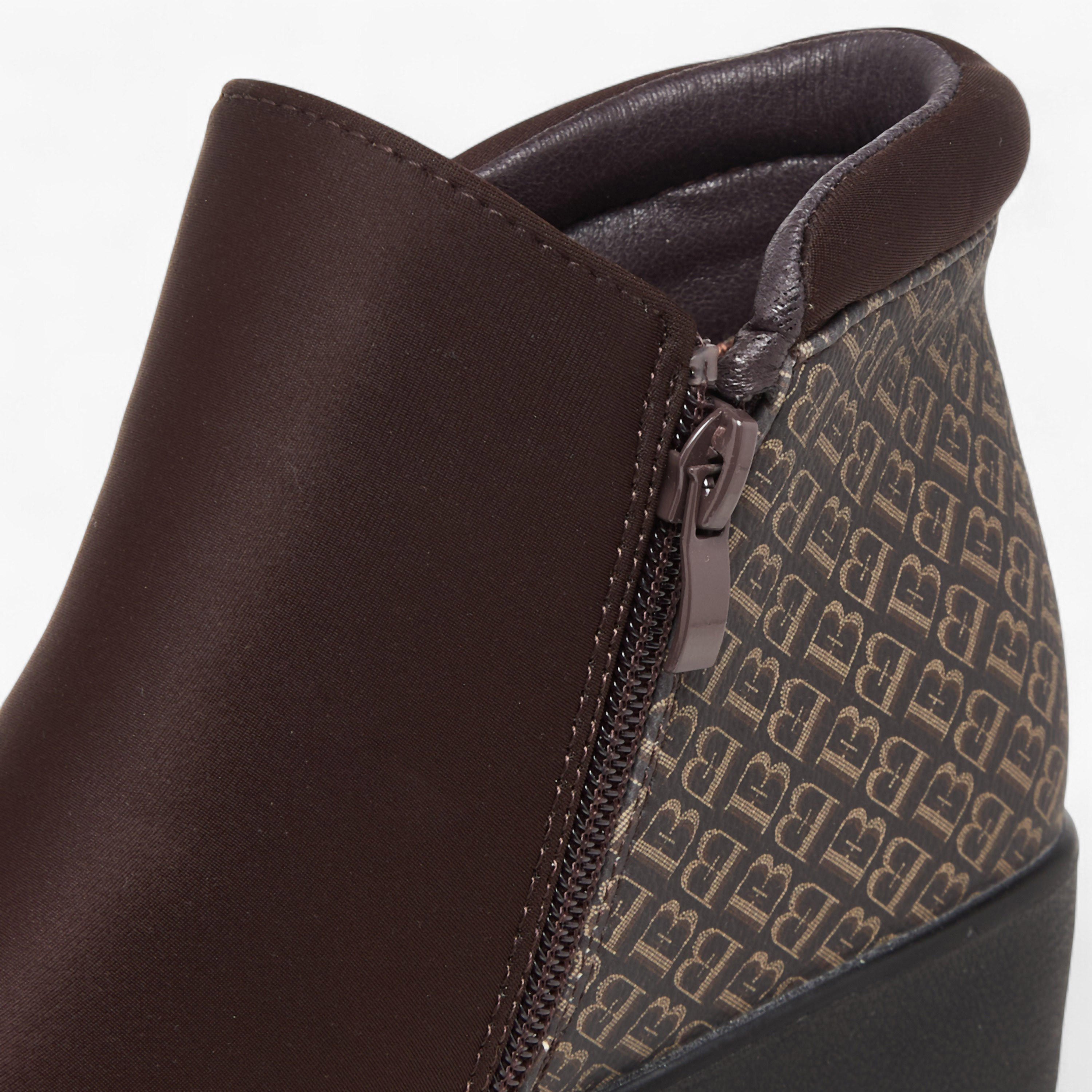 Flora Bella Women Monogram Print Ankle Boots-women-shoes-boots-image-4
