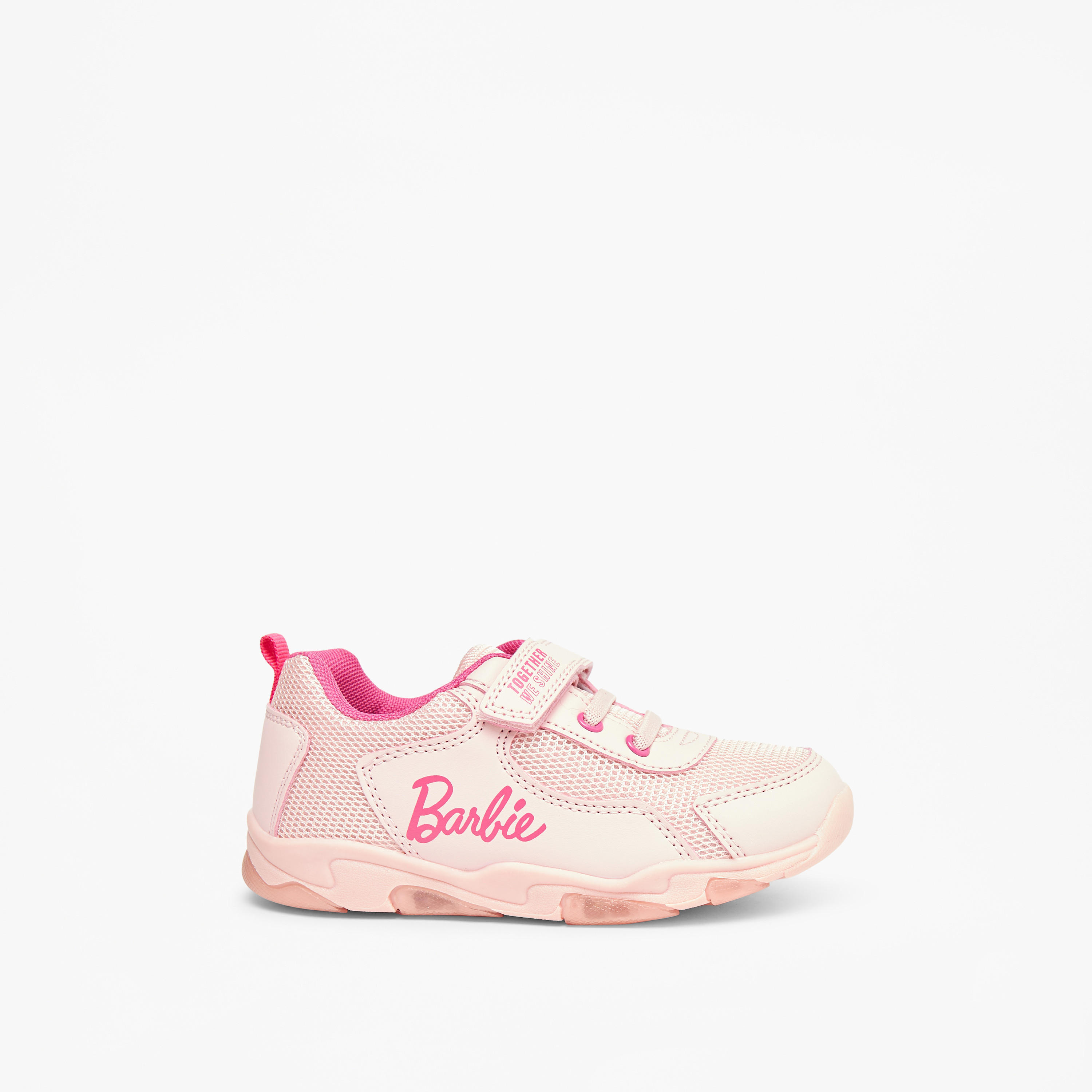 Barbie Girls Hook & Loop Light-Up Ankle Sneakers-girls-shoes-sneakers-image-3