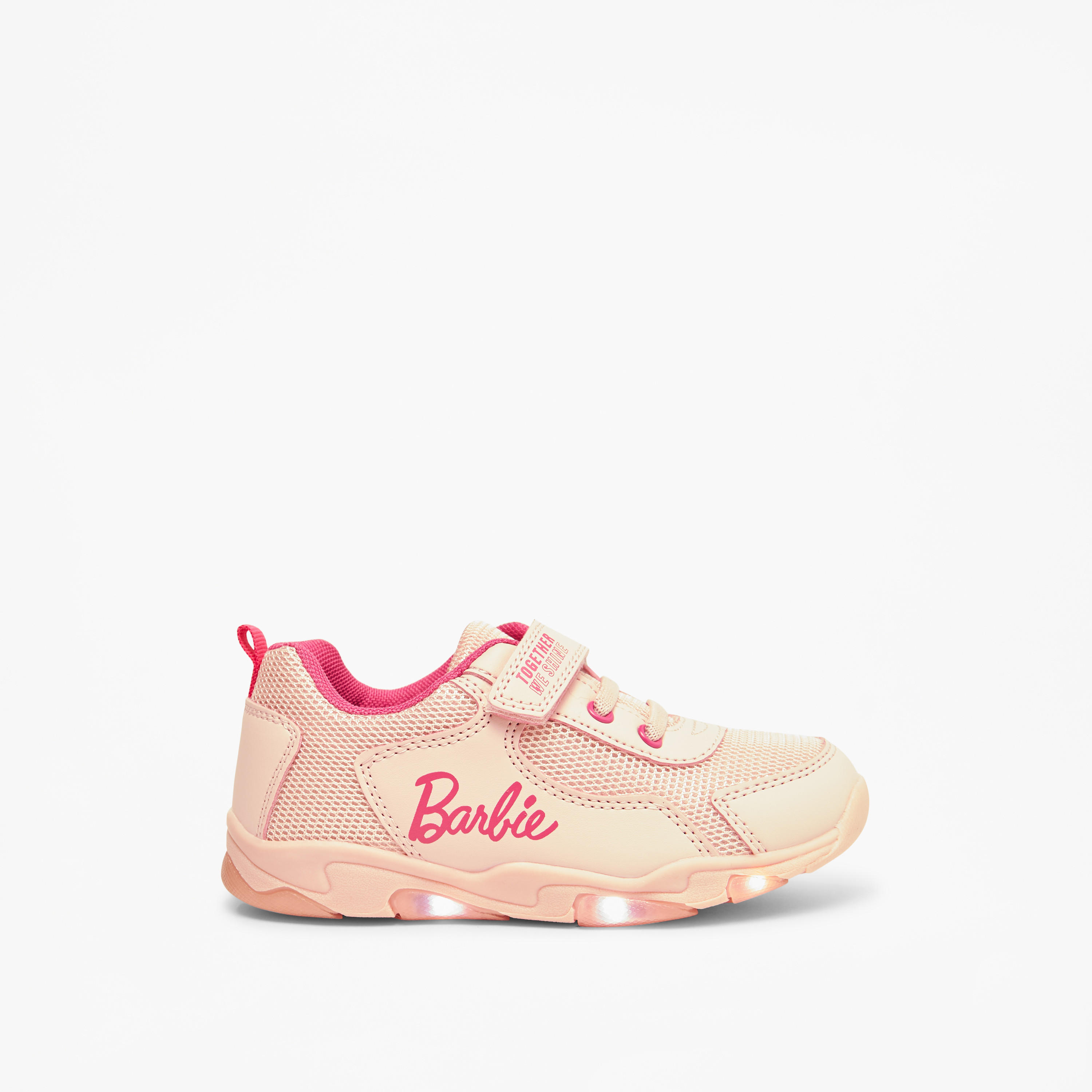 Barbie Girls Hook & Loop Light-Up Ankle Sneakers-girls-shoes-sneakers-image-6
