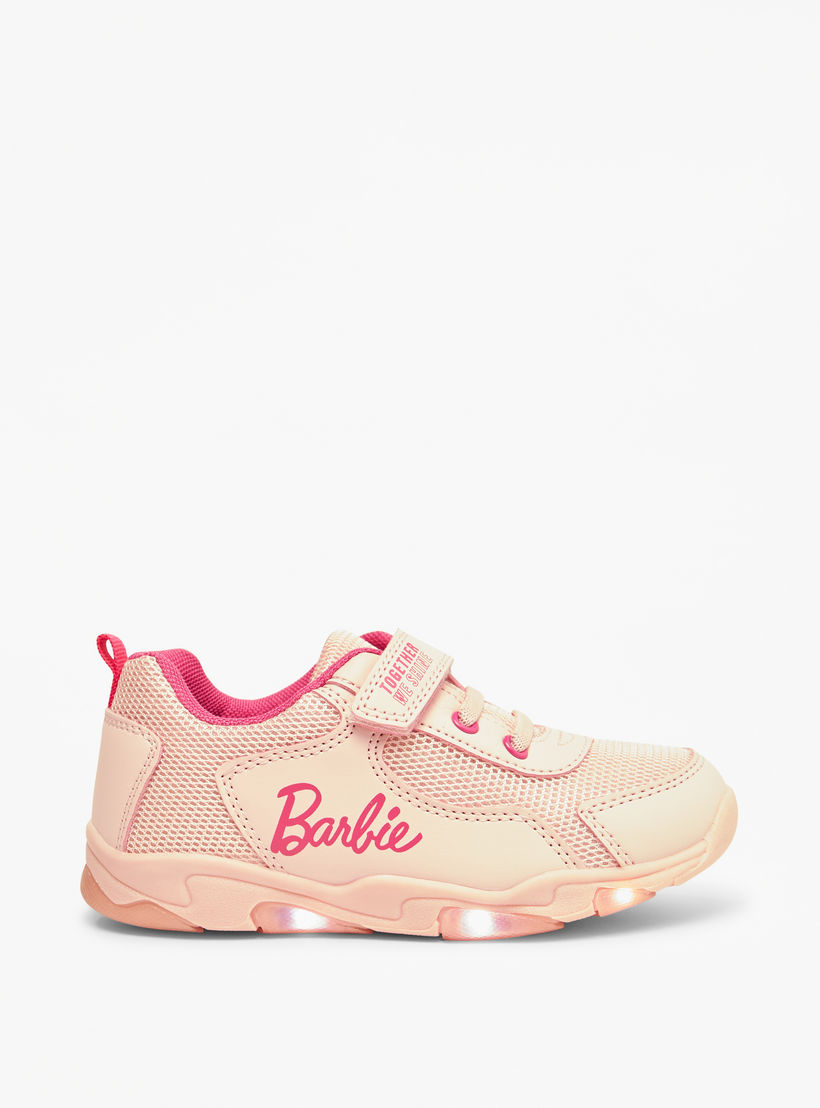 Barbie Girls Hook & Loop Light-Up Ankle Sneakers-girls-shoes-sneakers-image-6