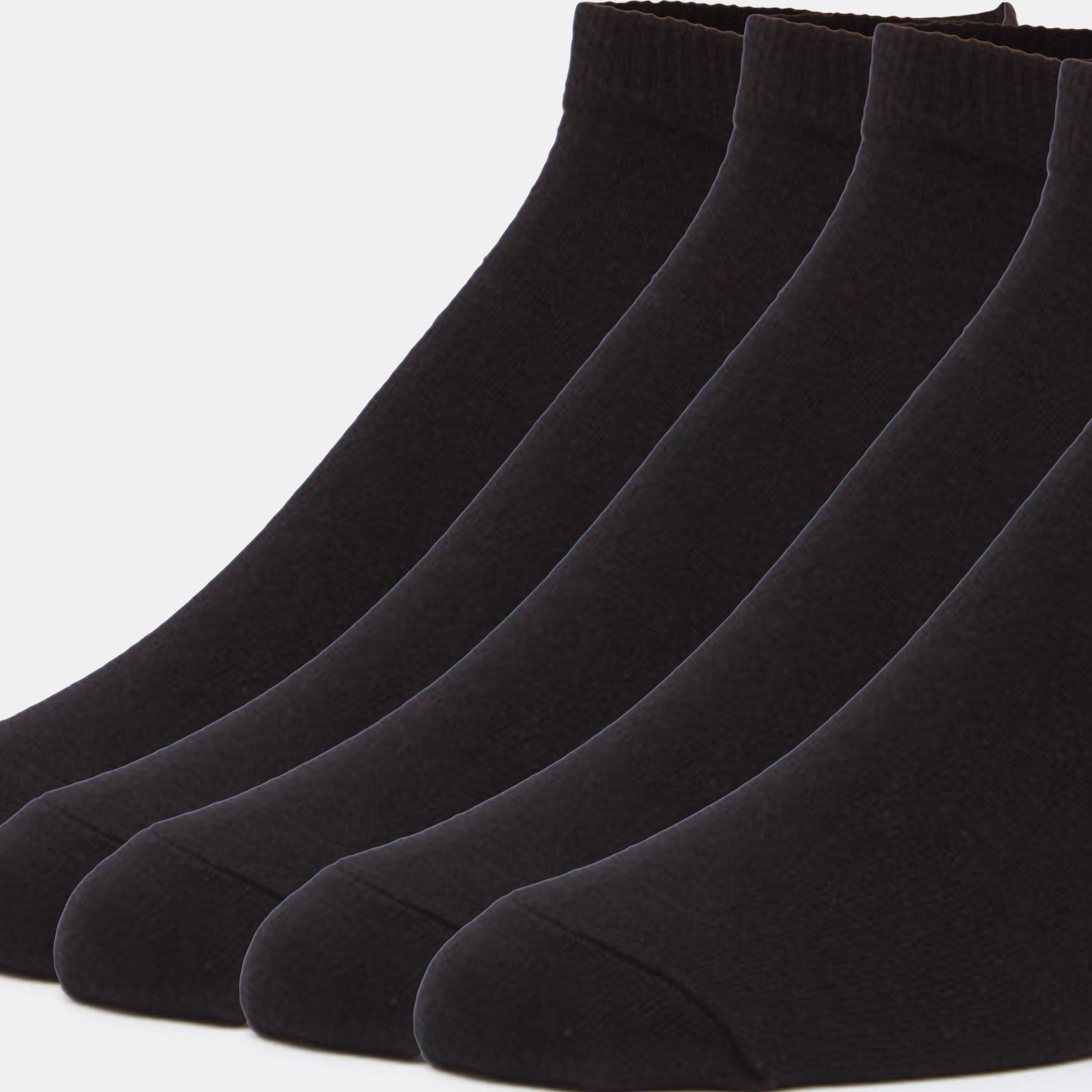 Solid Ankle Length Socks - Set of 5-men-socks-image-3