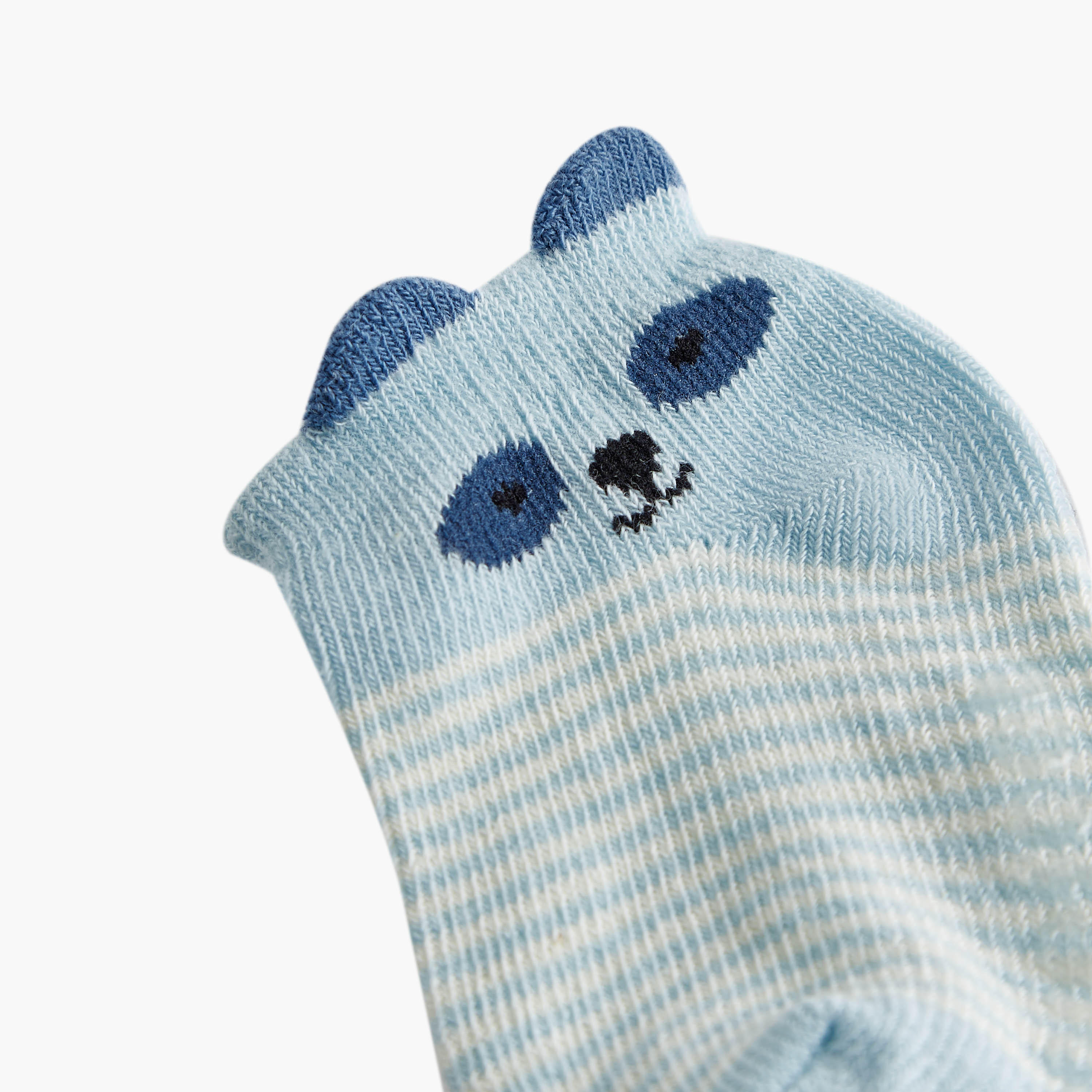 طقم جوارب متنوعة بدون تيري 5 أزواج بطول الكاحل من بيرفيت-baby-boys-accessories-socks-image-3