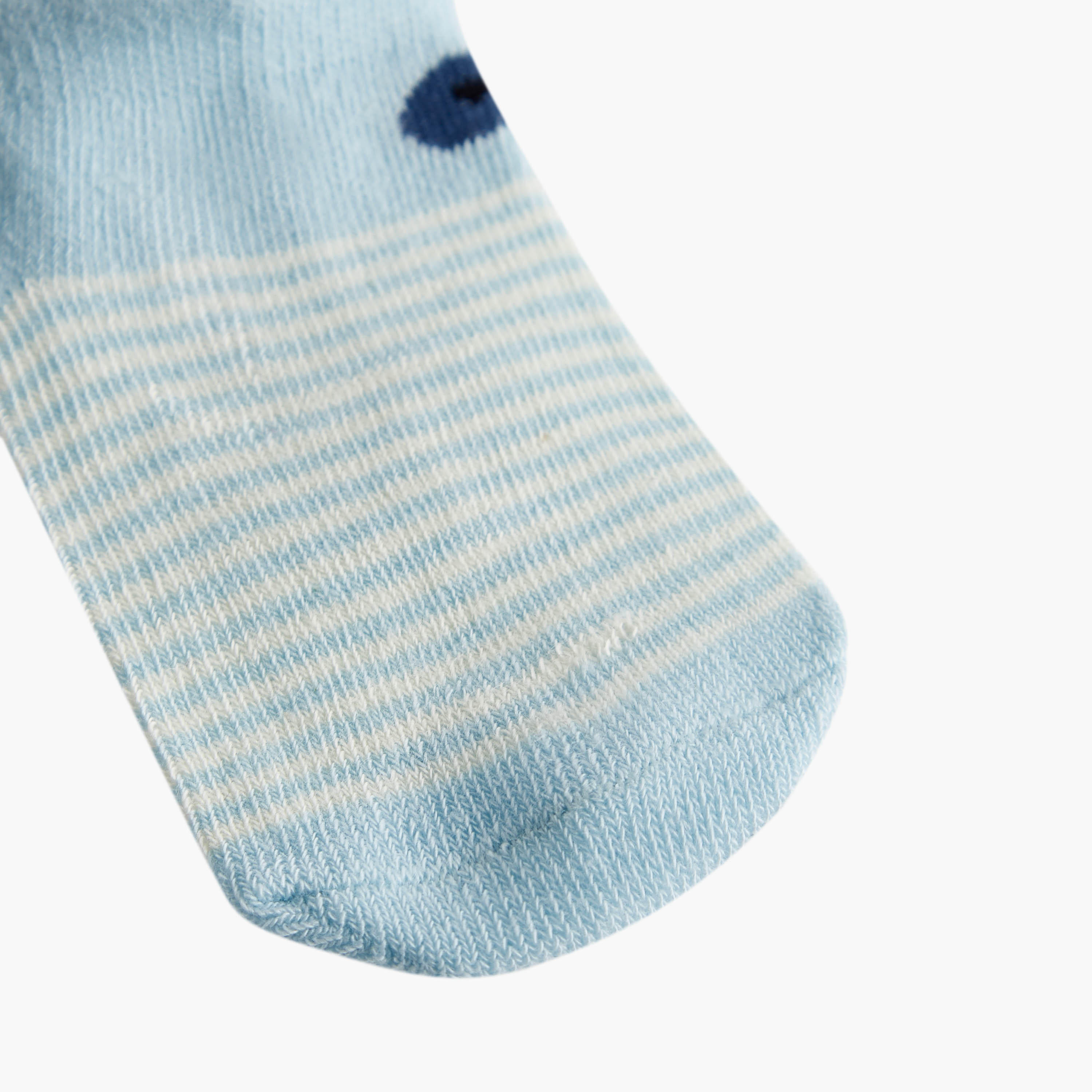 طقم جوارب متنوعة بدون تيري 5 أزواج بطول الكاحل من بيرفيت-baby-boys-accessories-socks-image-5