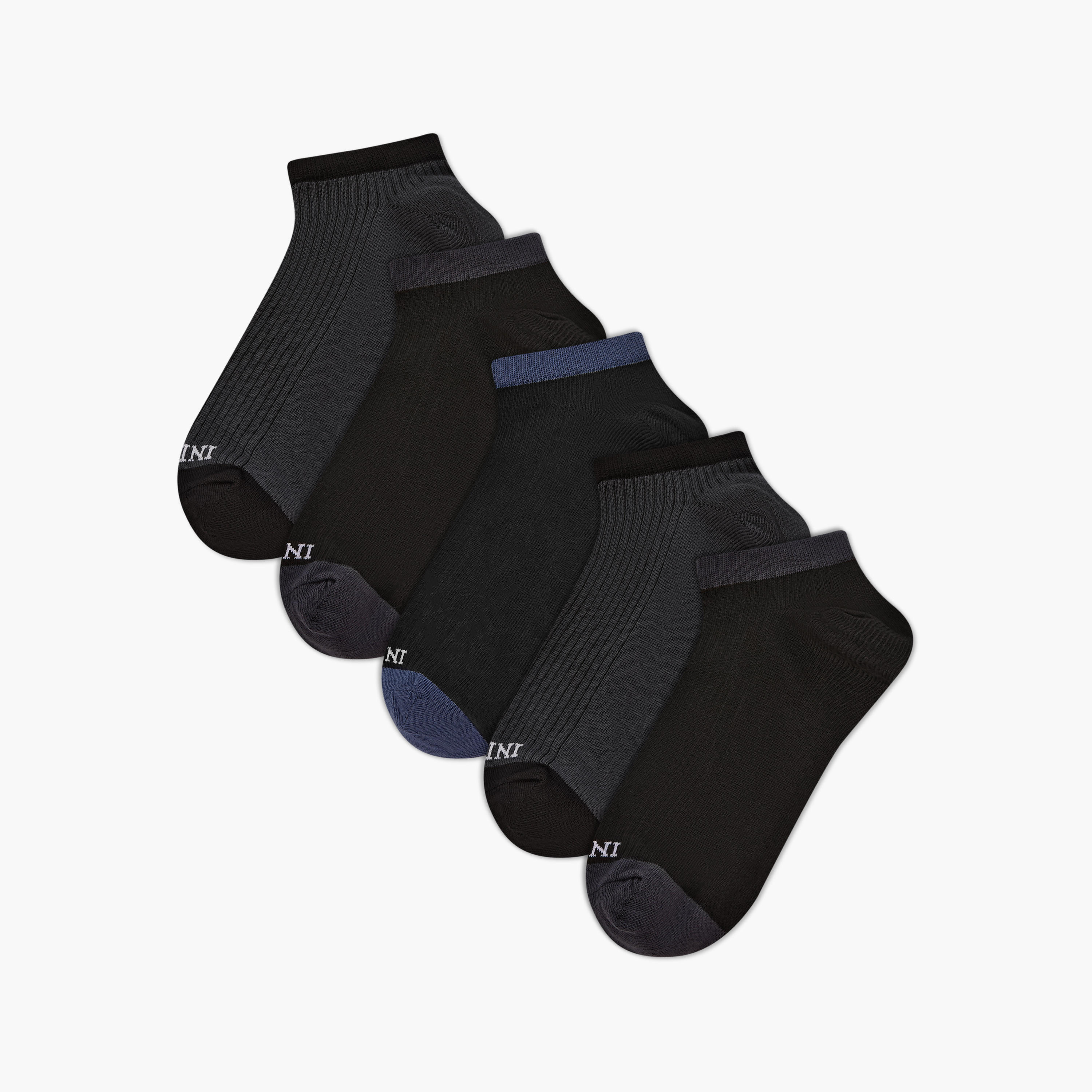 جوارب طول الكاحل للرجال من دوتشيني - طقم من 5-men-socks-image-1