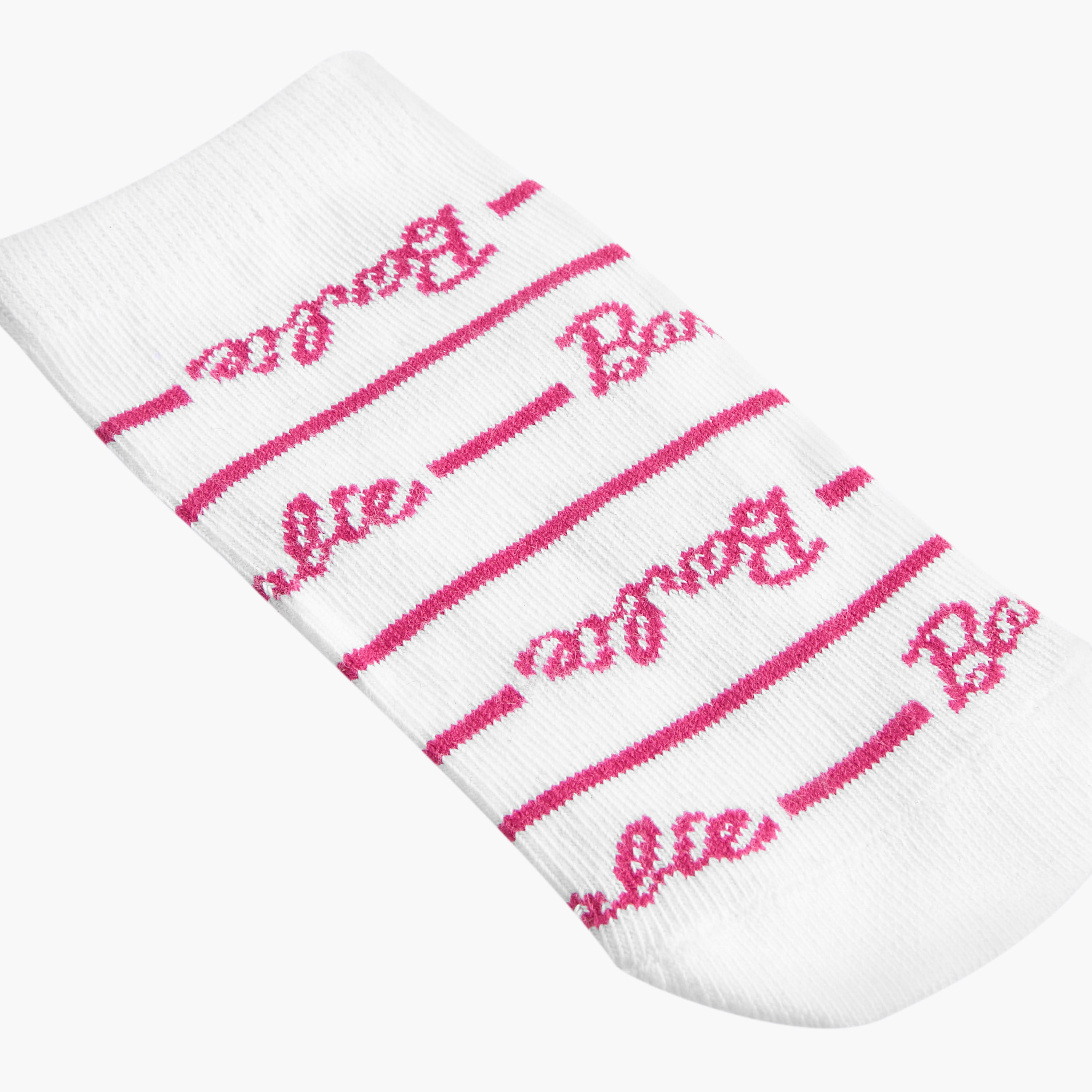 Barbie Print Non-Terry Ankle Length Socks - Set of 5-girls-accessories-socks-image-4