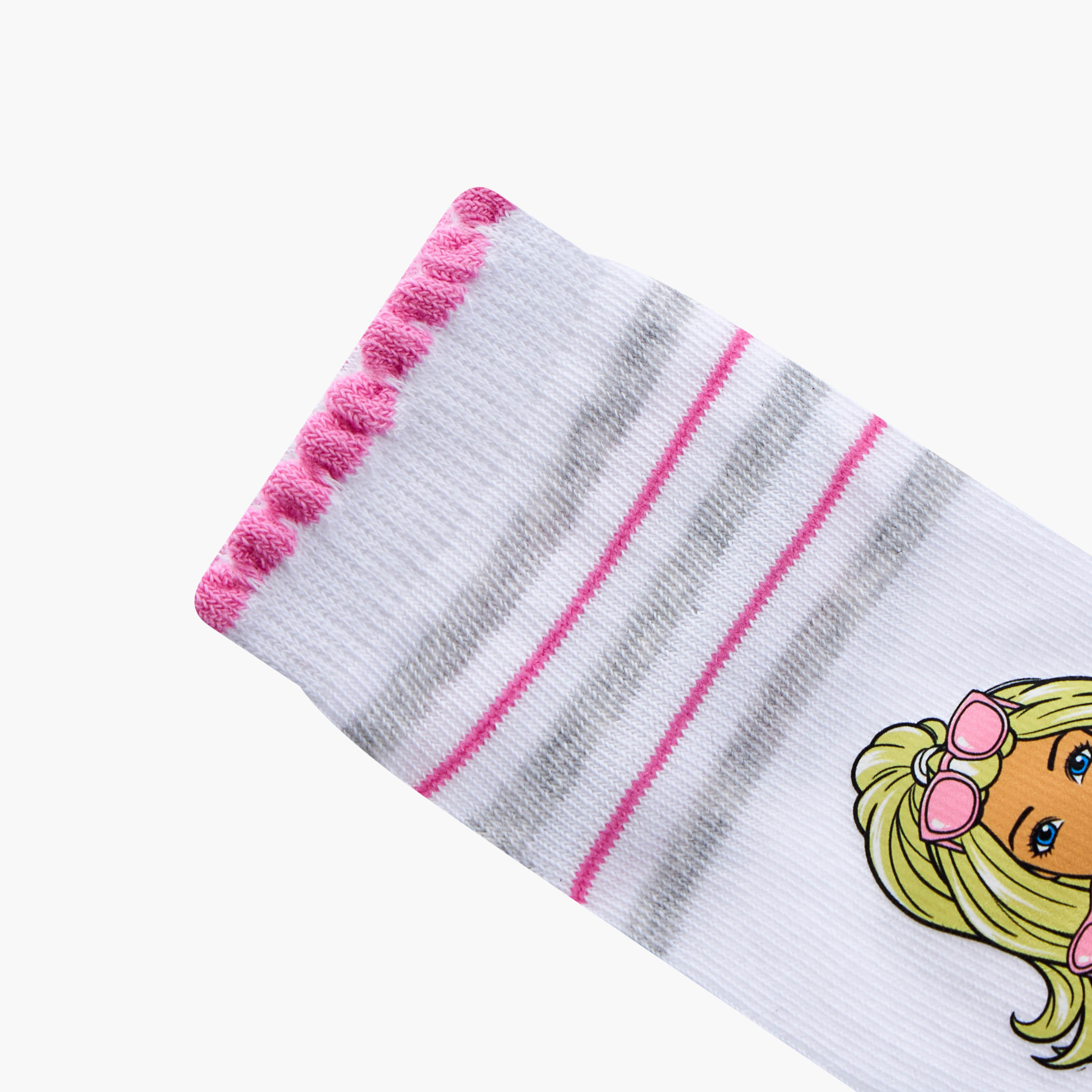 Barbie Girls Assorted Ankle Length Socks - Set of 5-girls-accessories-socks-image-3
