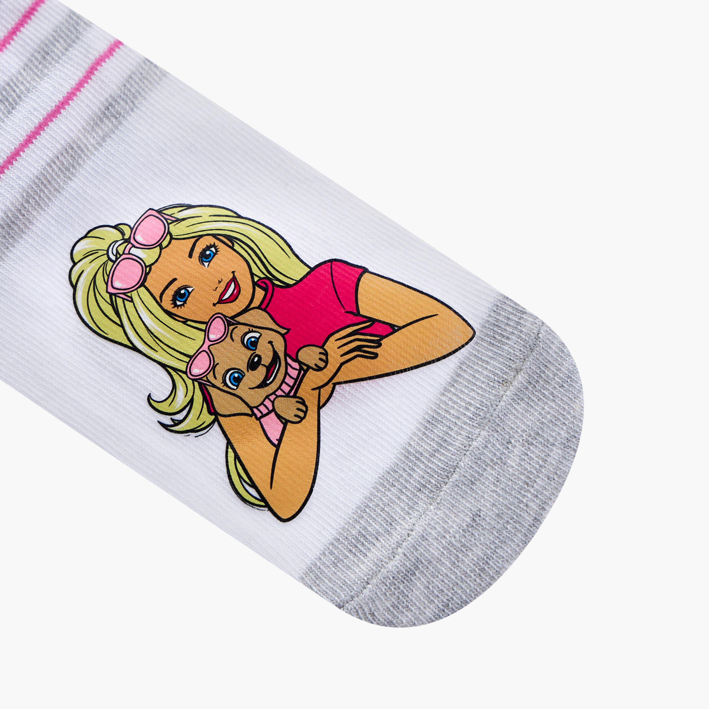 Barbie Girls Assorted Ankle Length Socks - Set of 5-girls-accessories-socks-image-5