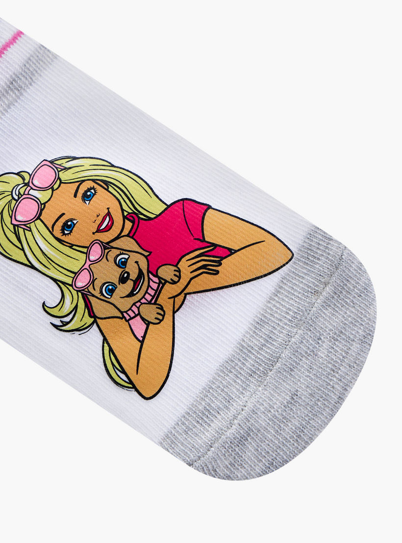 Barbie Girls Assorted Ankle Length Socks - Set of 5-girls-accessories-socks-image-5