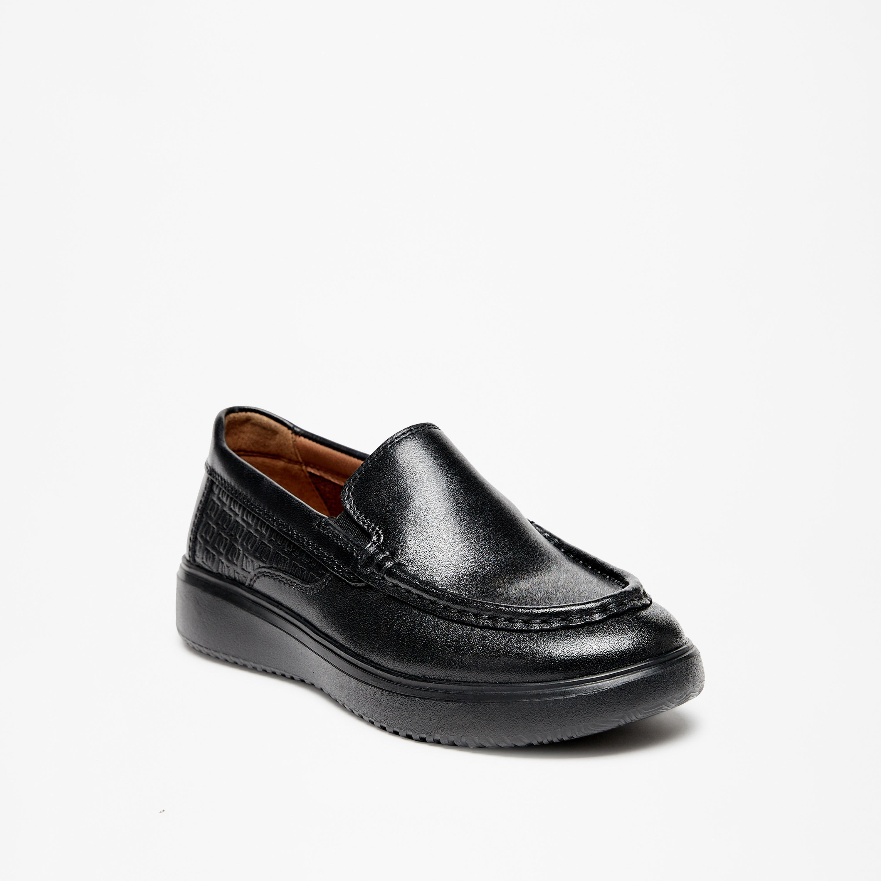 حذاء سادة سهل الارتداء من مستر دوتشيني-boys-shoes-loafers-image-1