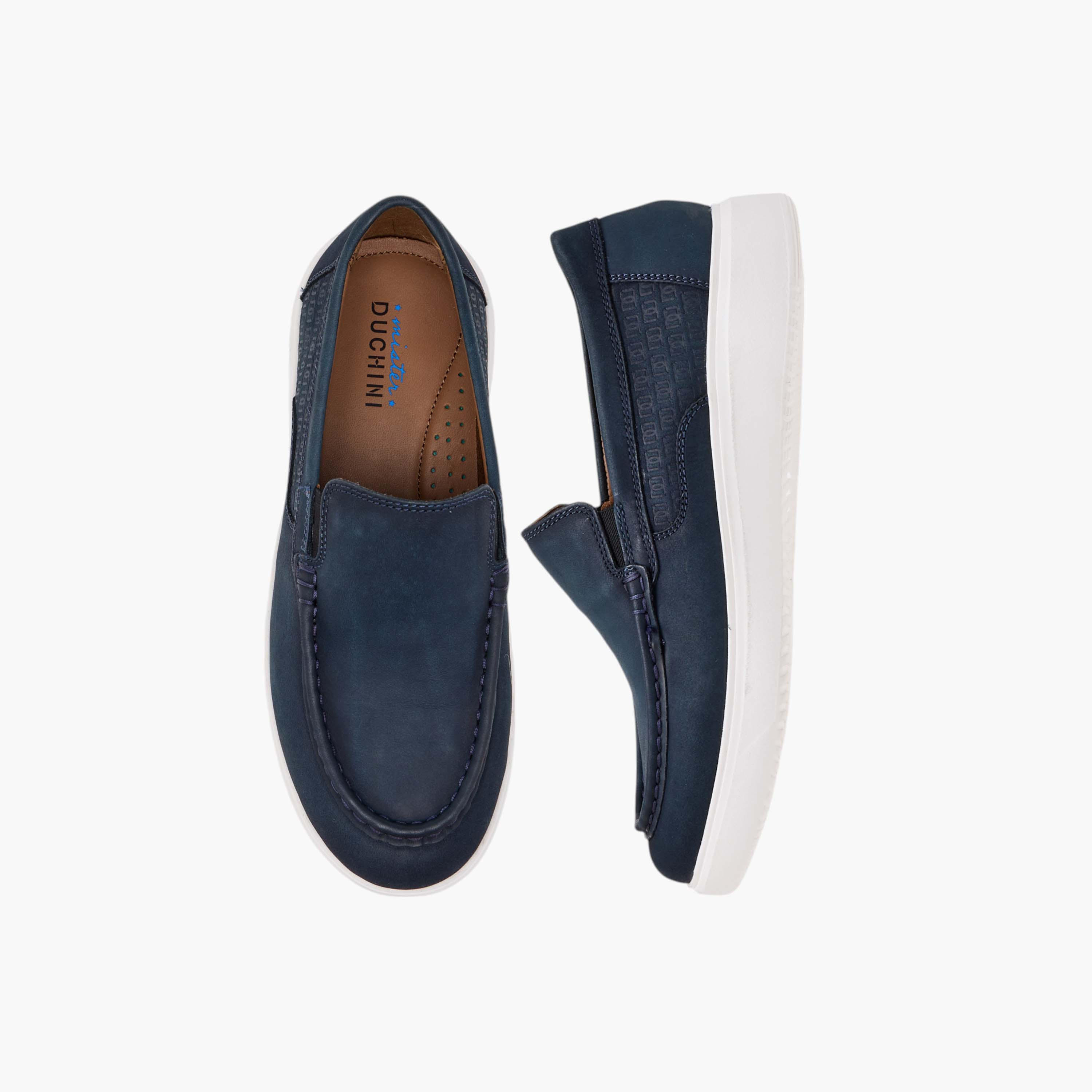 حذاء بارز الملمس سهل الارتداء من مستر دوتشيني-boys-shoes-loafers-image-1