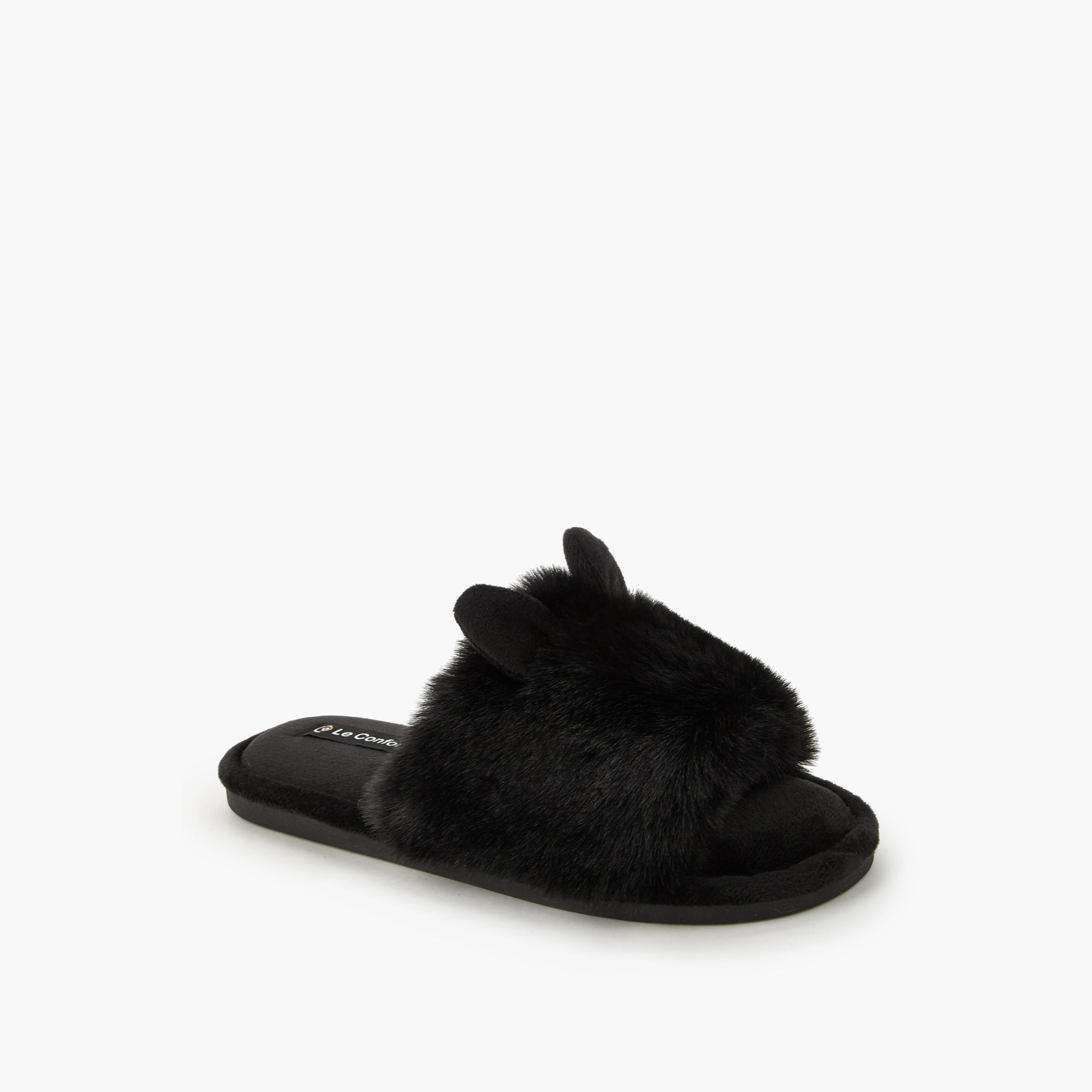 Le Confort Women Ear Applique Bedroom Slippers-women-shoes-bedroomslippers-image-3