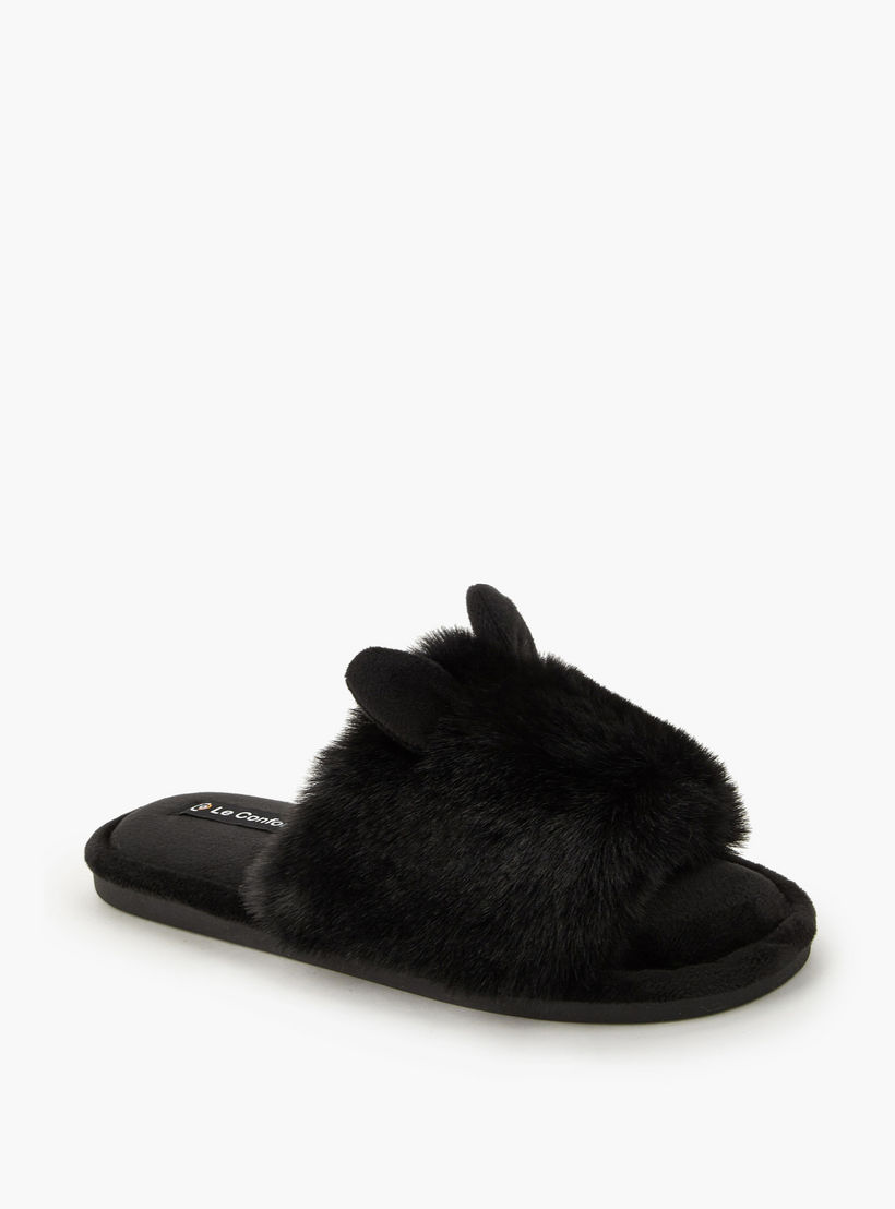 Le Confort Women Ear Applique Bedroom Slippers-women-shoes-bedroomslippers-image-3