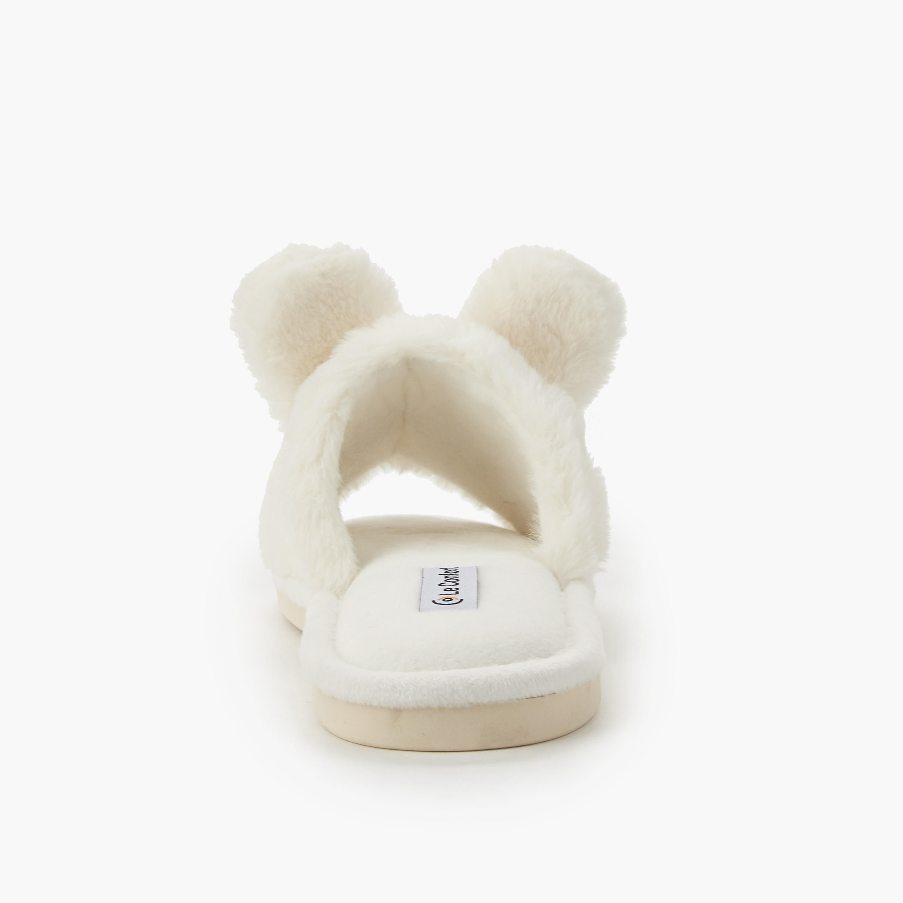 Le Confort Women Bunny Ear Bedroom Slides-women-shoes-bedroomslippers-image-5
