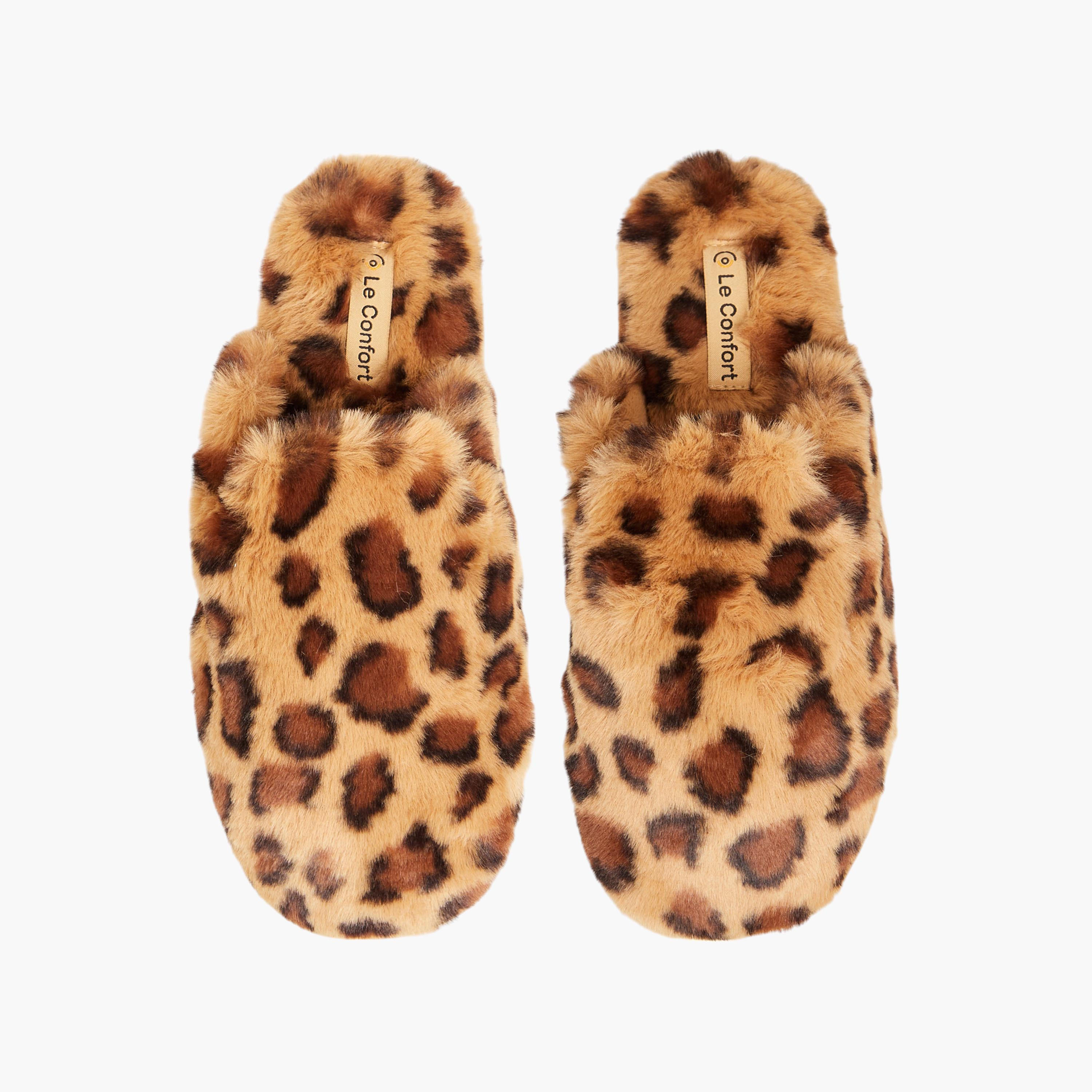 Le Confort Animal Print Bedroom Mules-women-shoes-bedroomslippers-image-1