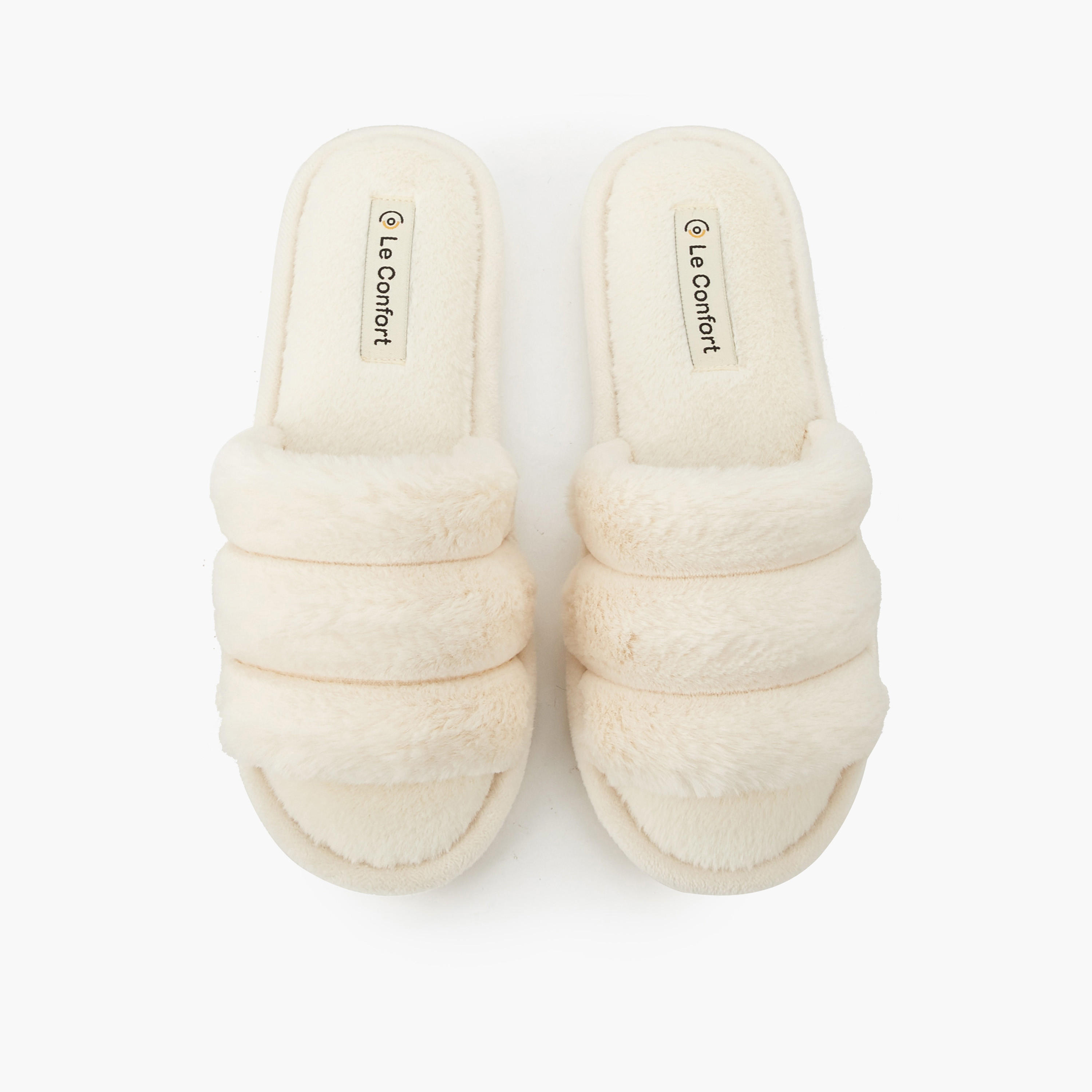 Le Confort Women Faux Fur Bedroom Slippers-women-shoes-bedroomslippers-image-1