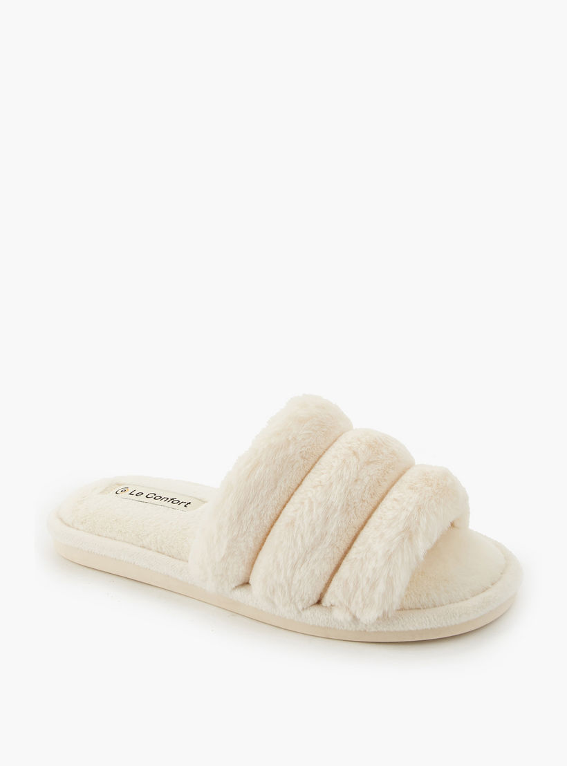 Le Confort Women Faux Fur Bedroom Slippers-women-shoes-bedroomslippers-image-3
