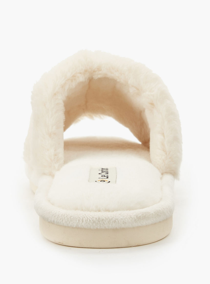 Le Confort Women Faux Fur Bedroom Slippers-women-shoes-bedroomslippers-image-5