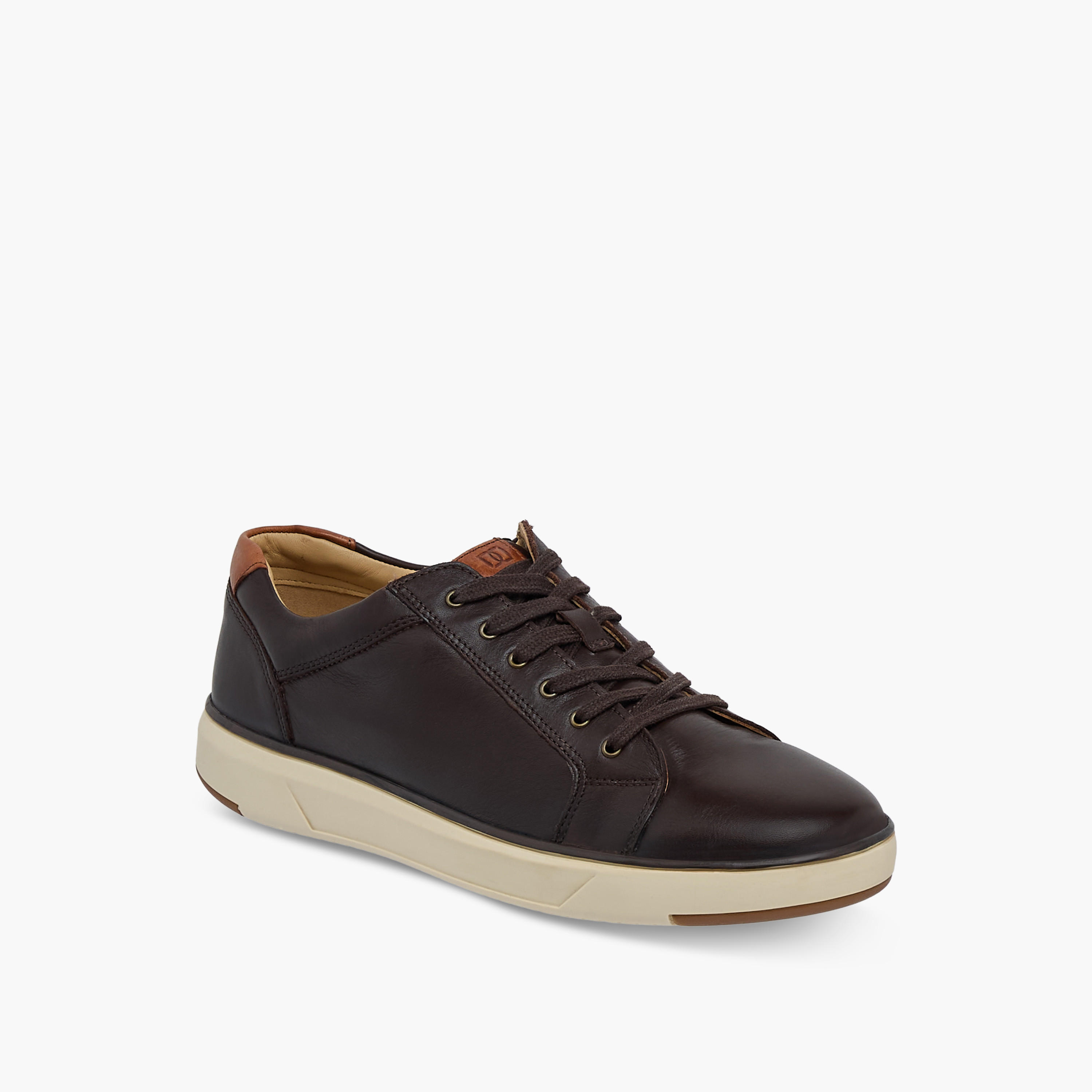 Duchini Men Leather Lace-Up Ankle Sneakers-men-shoes-sneakers-image-2