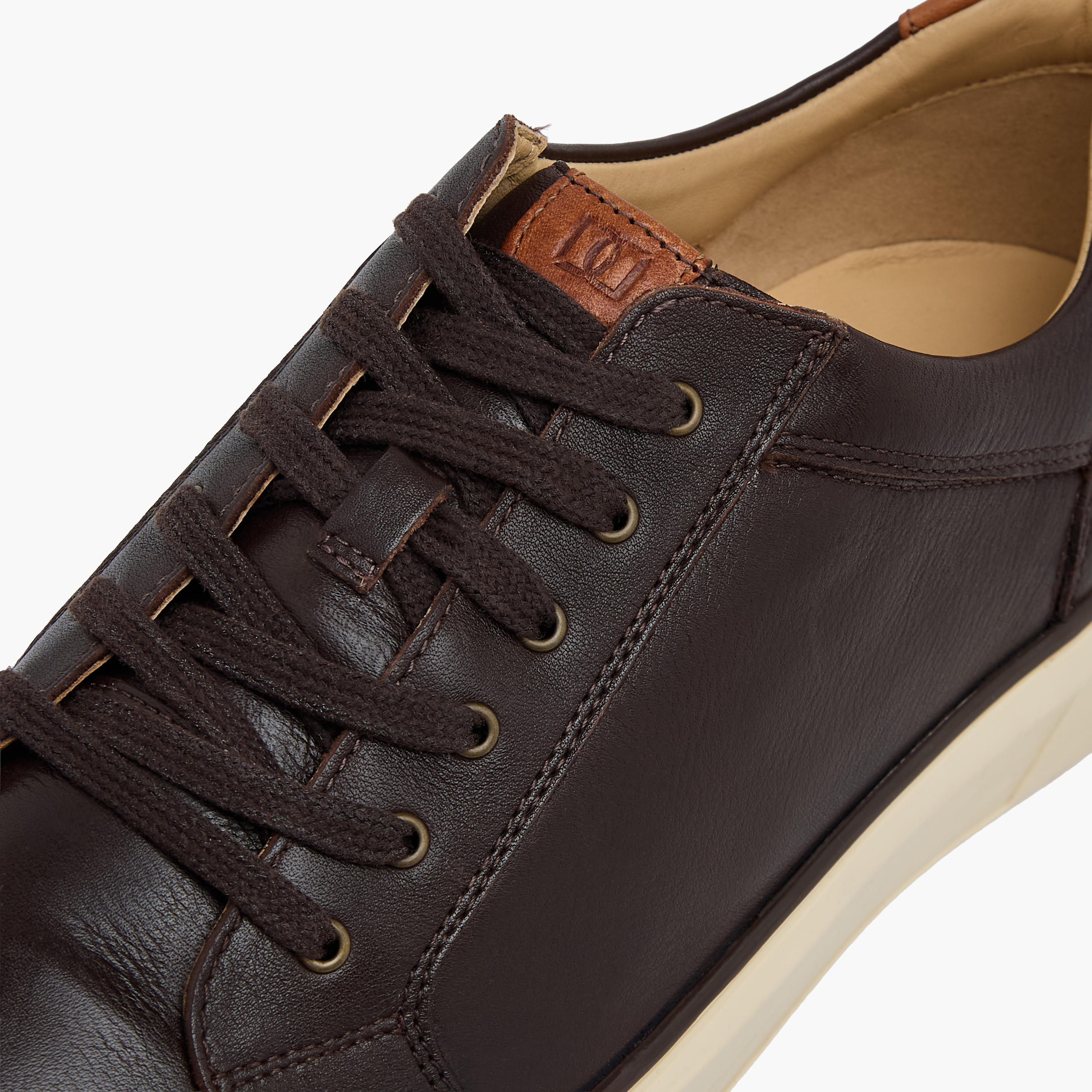 Duchini Men Leather Lace-Up Ankle Sneakers-men-shoes-sneakers-image-4