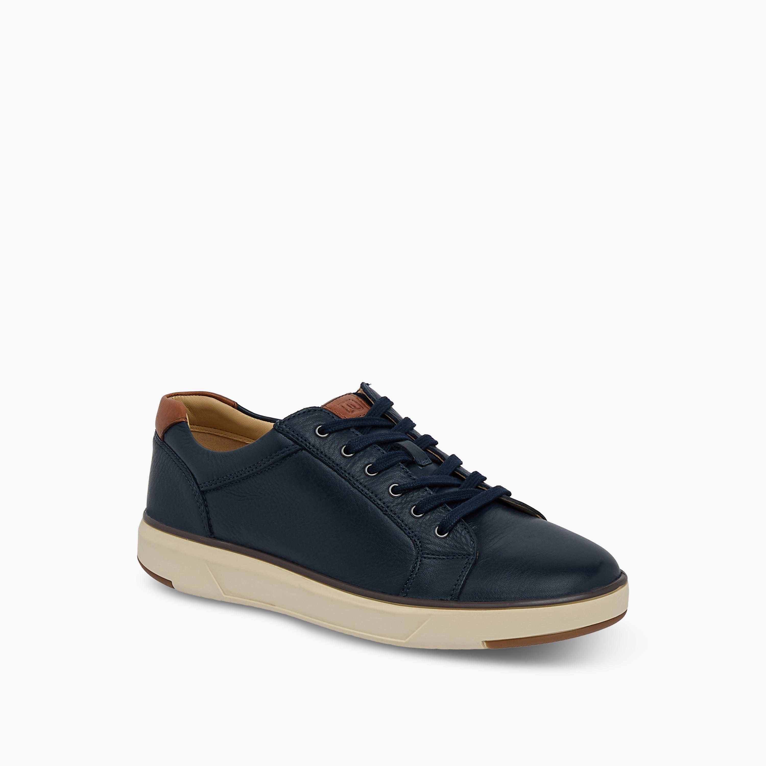 Duchini Men Leather Lace-Up Ankle Sneakers-men-shoes-sneakers-image-2