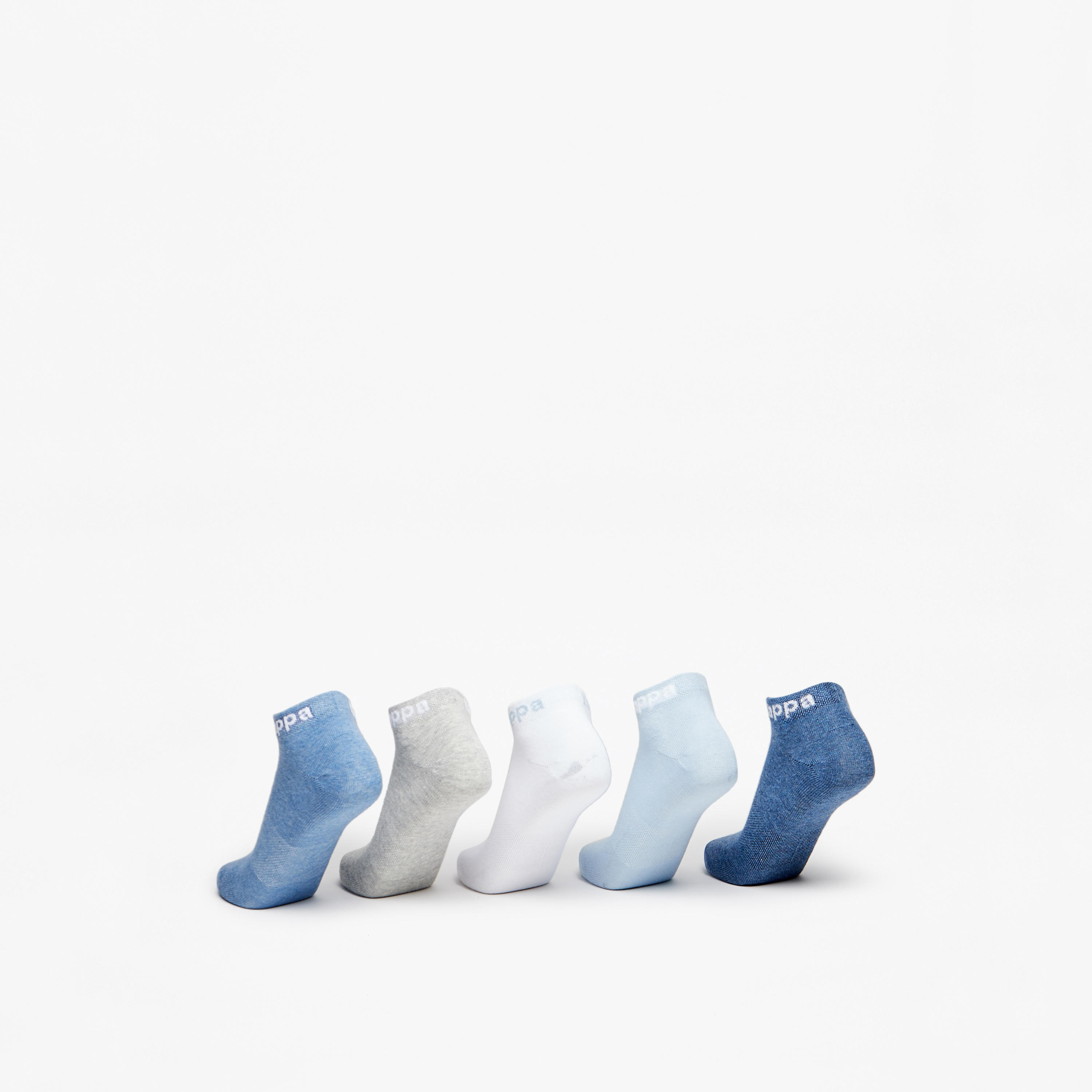 Kappa Solid Ankle Length Sports Socks - Set of 5-girls-accessories-socks-image-3