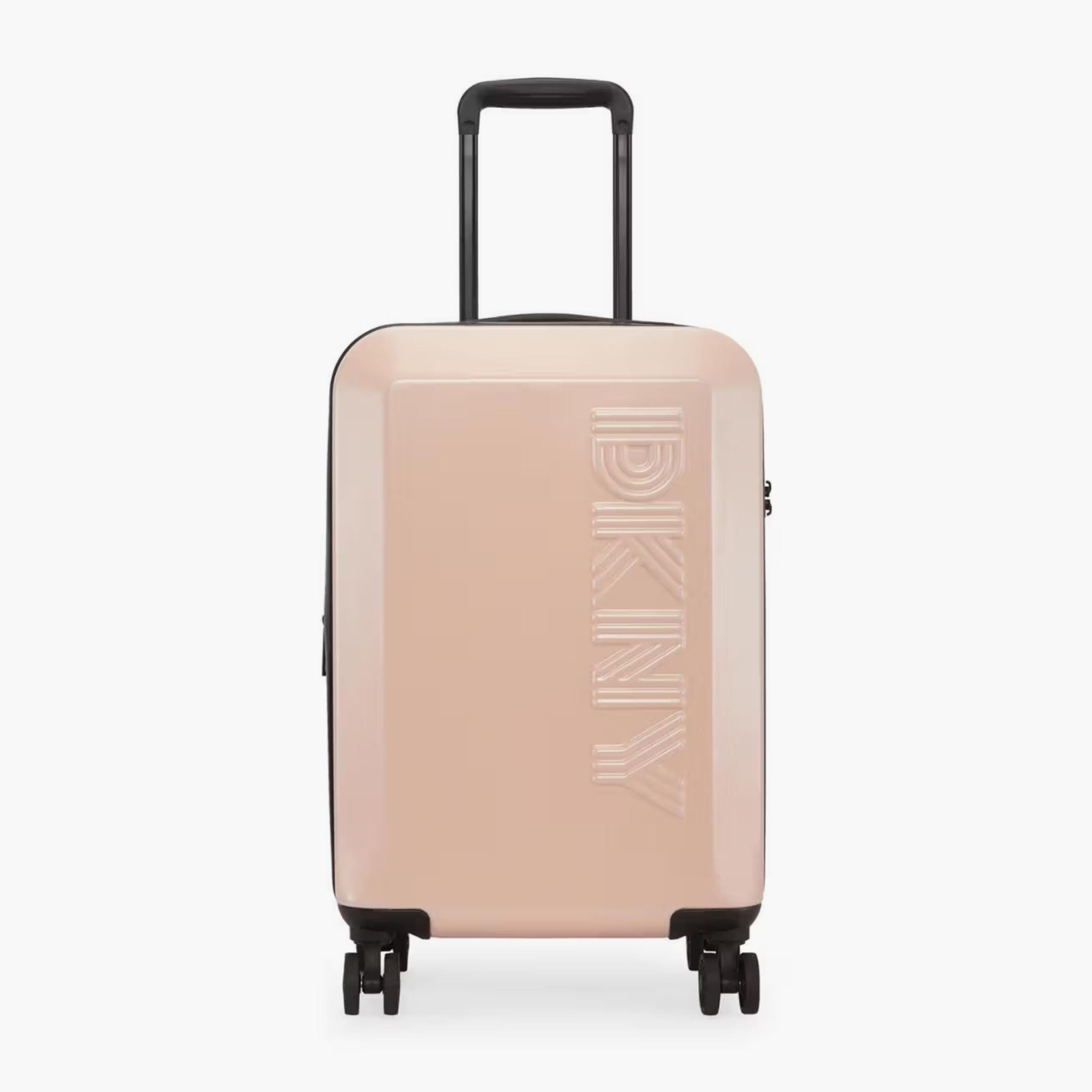 شنطة سفر ترولي صلبة بمقبض قابل للسحب ونقوش الشعار من دي كي إن واي - شنطة مقصورة 20 بوصة-travel-luggagesandbags-luggage-image-2