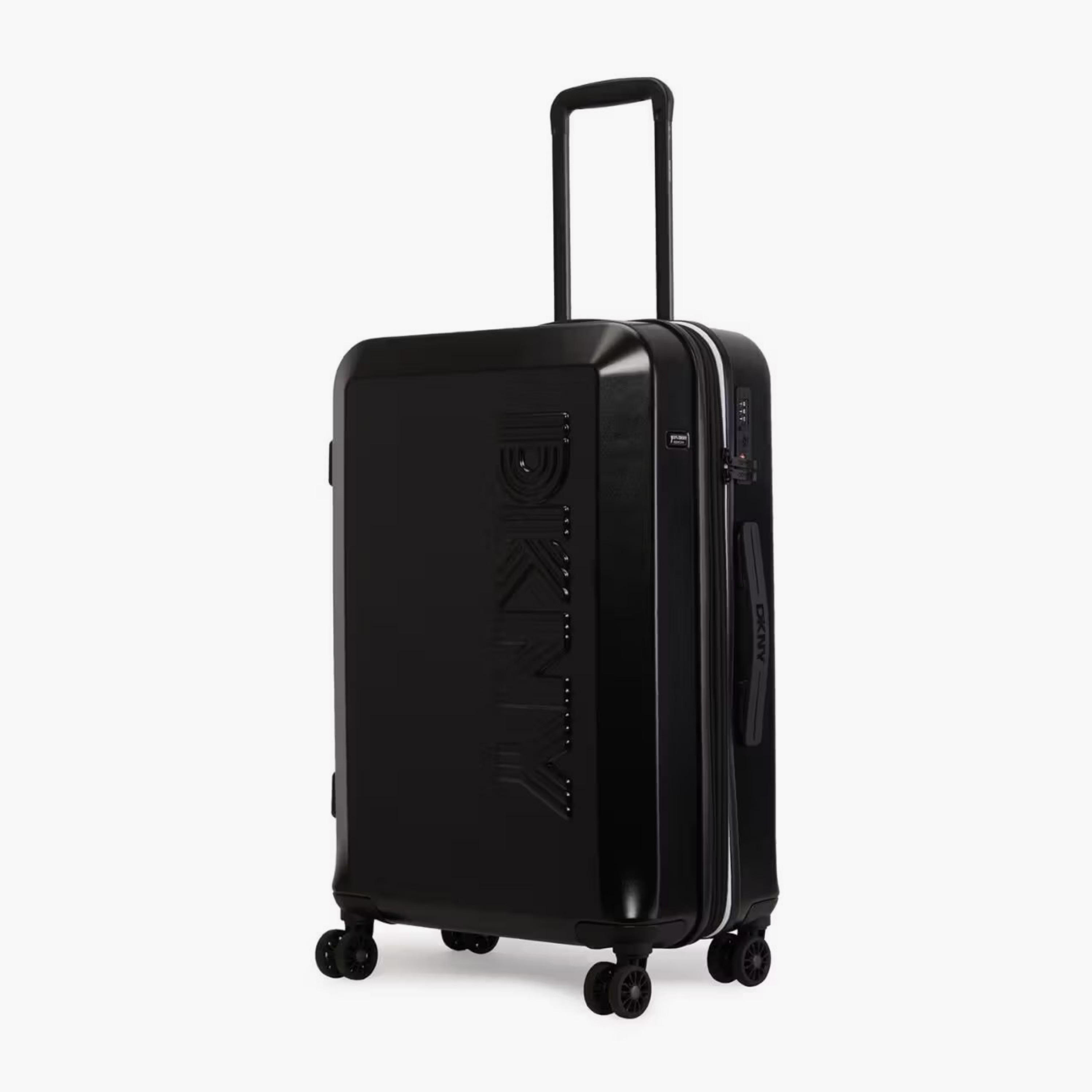 شنطة سفر ترولي صلبة بمقبض قابل للسحب ونقوش الشعار من دي كي إن واي - شنطة شحن 24 بوصة-travel-luggagesandbags-luggage-image-1