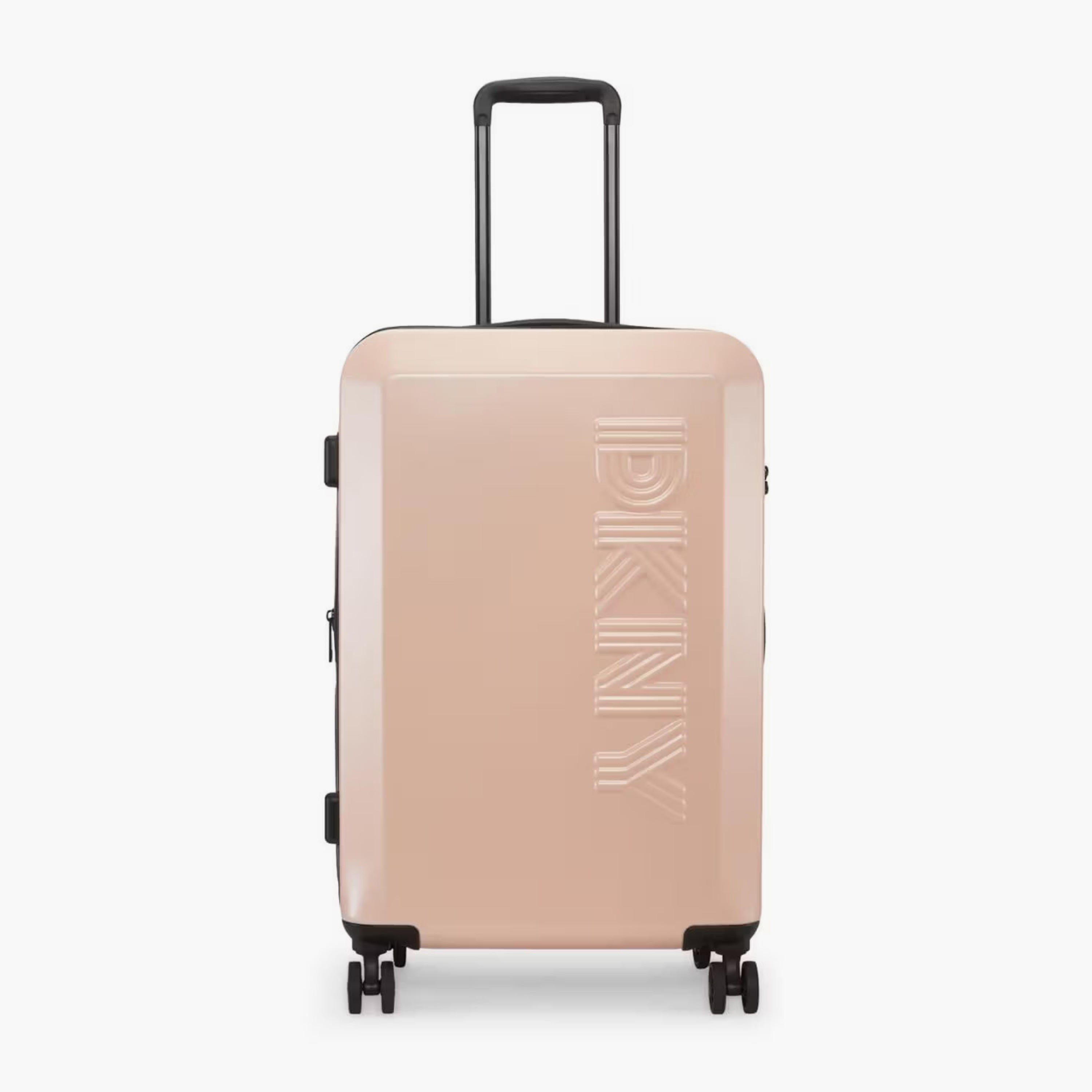 شنطة سفر ترولي صلبة بمقبض قابل للسحب ونقوش الشعار من دي كي إن واي - شنطة شحن 24 بوصة-travel-luggagesandbags-luggage-image-2